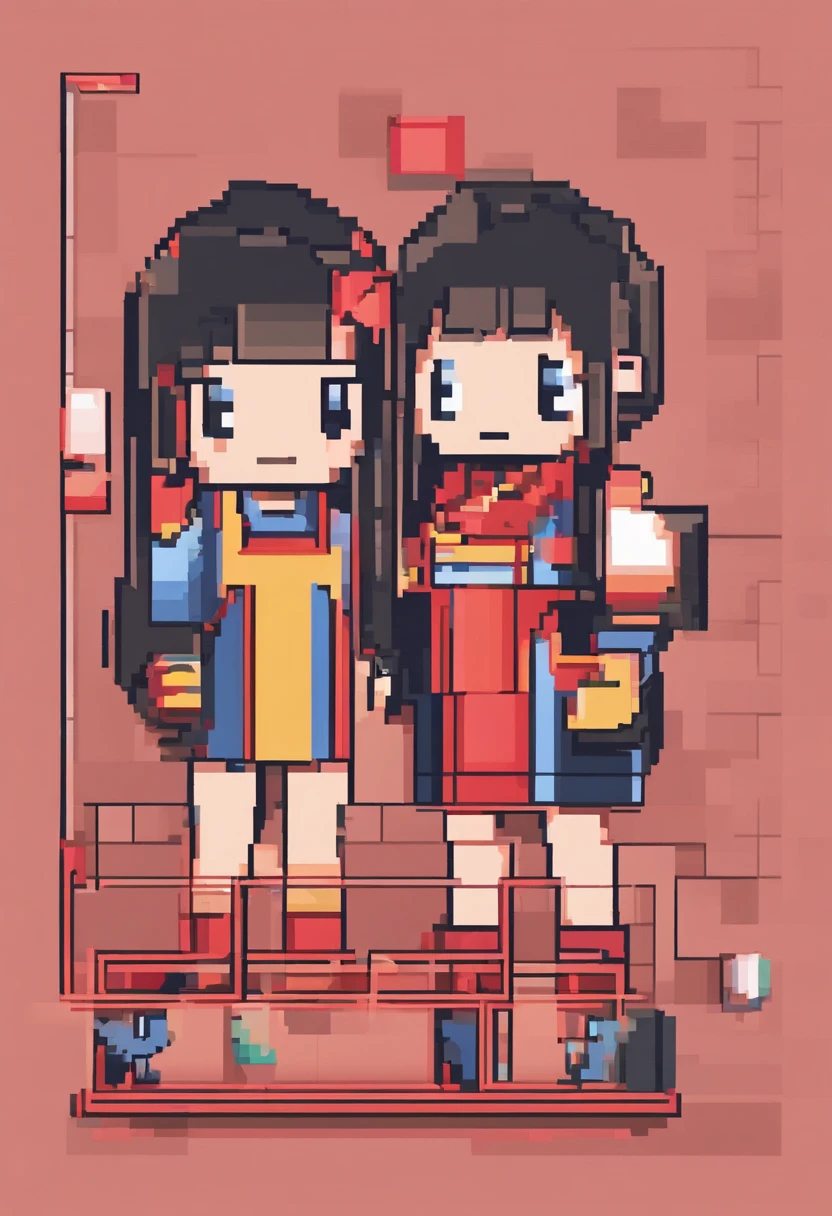 Poster concept art with two girls kissing on it