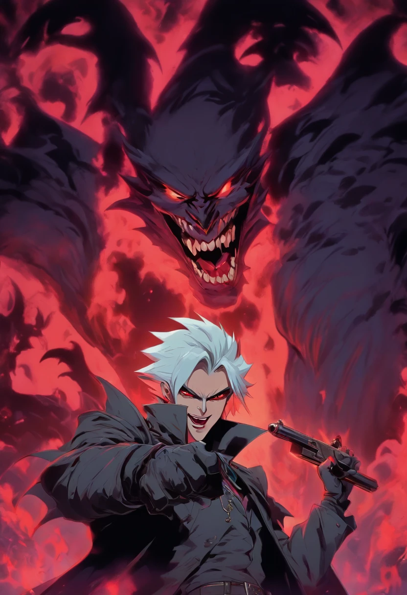 Akujiking, Monster, Monster, Something pitch black, ugly, creeping, darkness