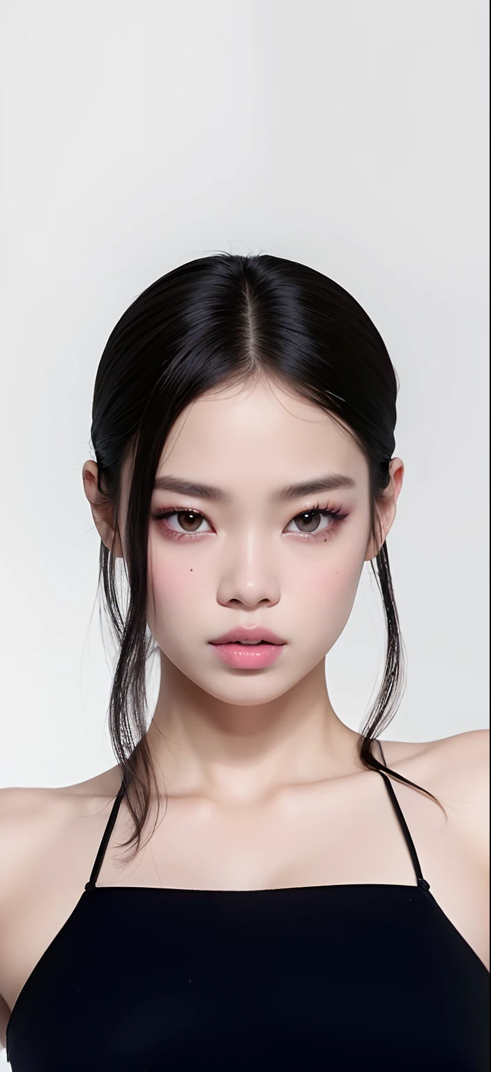 Jennie do blackpink cara, fotorrealista.