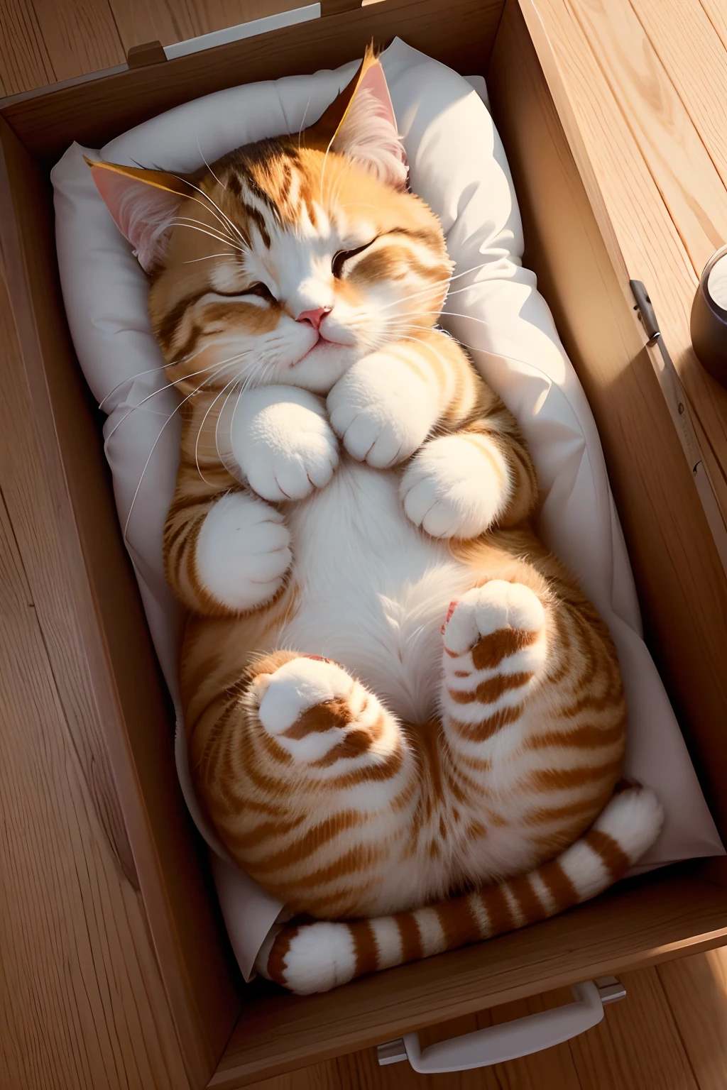 chat qui dort