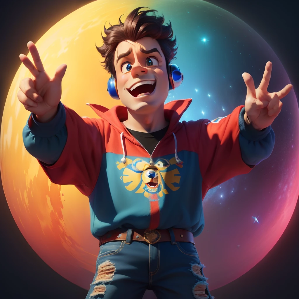 Crie um garotinho estilo Disney Pixar , piece of master, disco Rigido, 8k