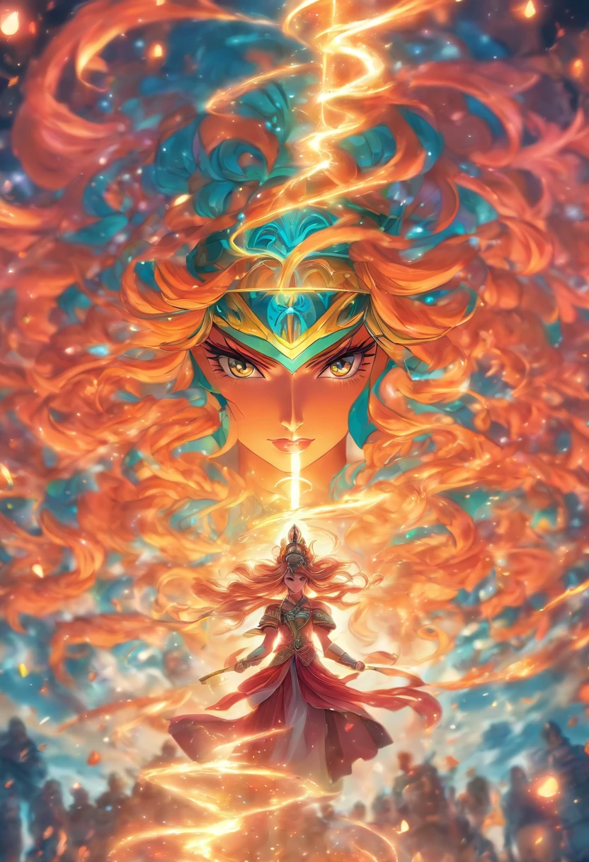 Warrior princess Fibonacci sequence optical illusion