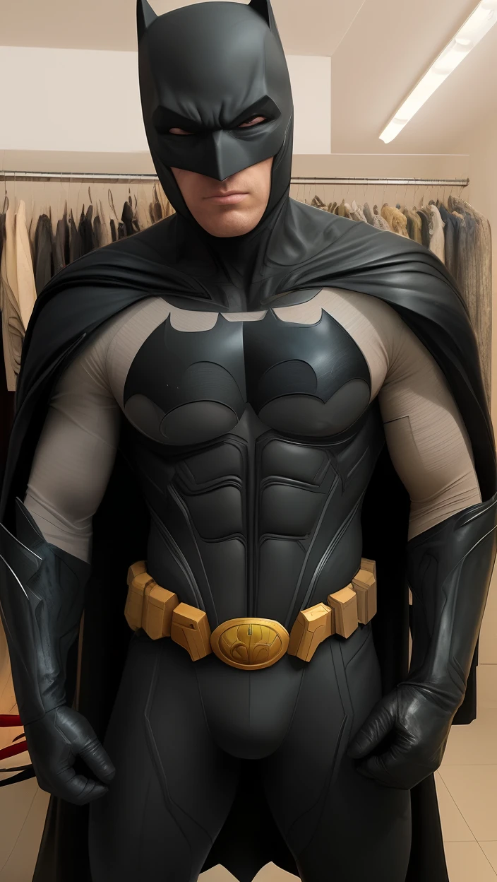 Urso com a roupa do Batman