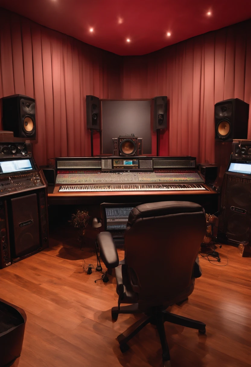8k hyper realistic multimillion dollar recording studio