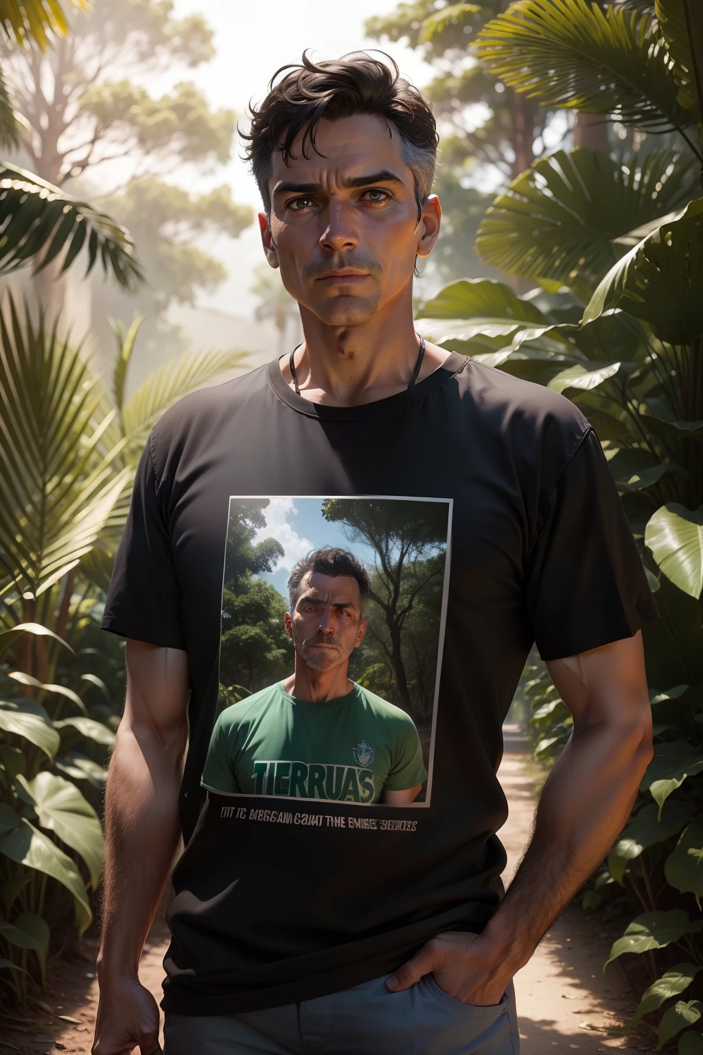 Valmir is a curious and adventurous man around 50 years old. Ele tem cabelos brancos e olhos curiosos. Use sempre a sua camisa do palmeiras favorita. Pedro is the leader of the group of friends and is determined to explore the Dark Forest, even if you're a little scared at first. He is brave and loves to discover new things.