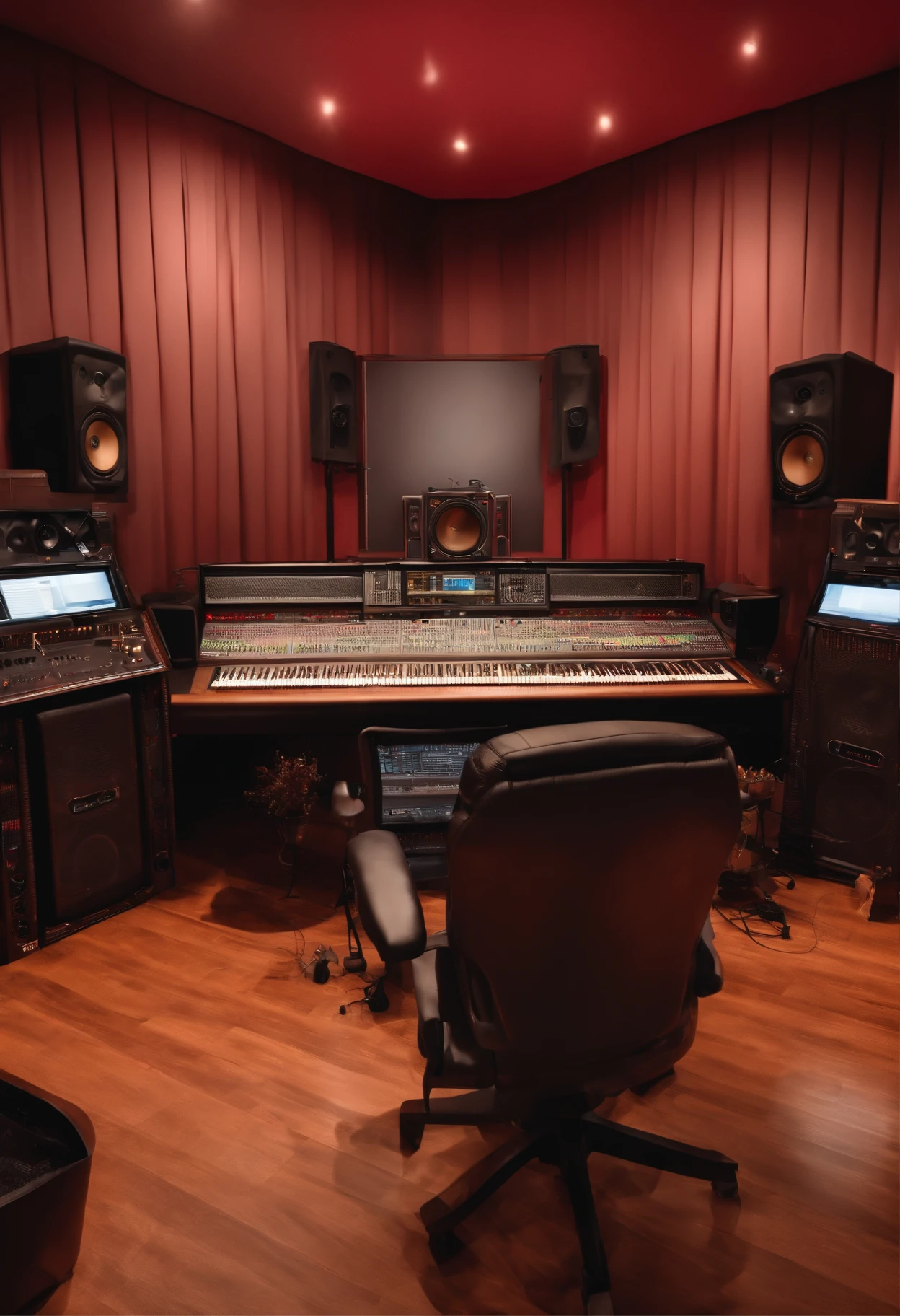 8k hyper realistic multimillion dollar recording studio
