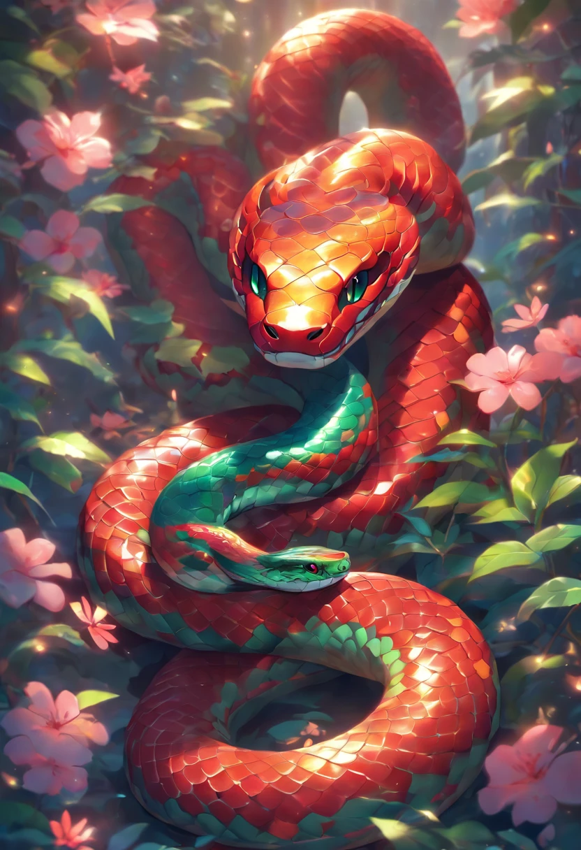 (((serpente))) best quality, ultra-high resolution, CG detalhado 4K, master part, Krishna, Hindu god,cobra,em cima da cobra, mitologia hindu,((em cima da serpente)), Imagem hindu , aesthetic, Centrado na tela