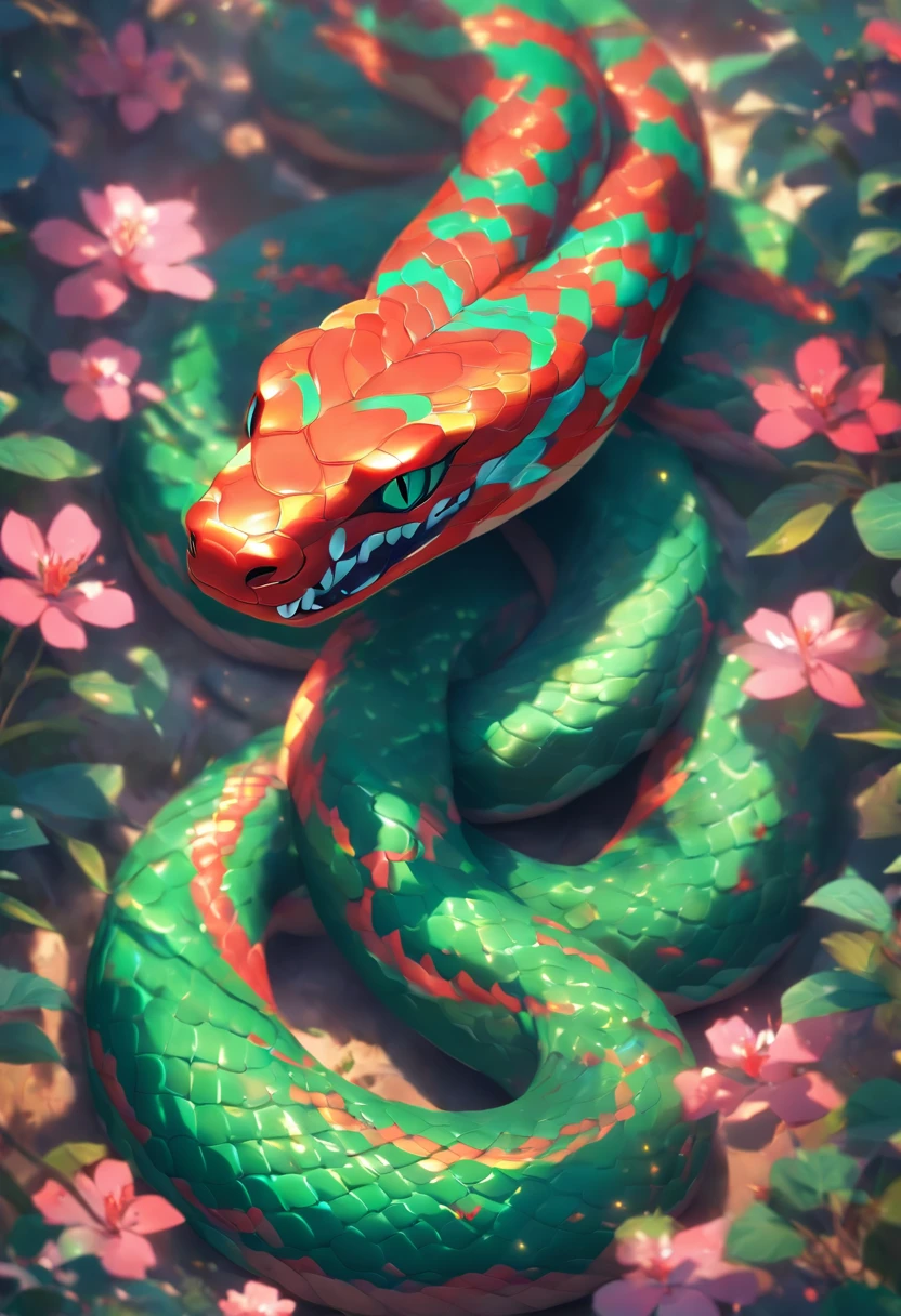 (((serpente))) best quality, ultra-high resolution, CG detalhado 4K, master part, Krishna, Hindu god,cobra,em cima da cobra, mitologia hindu,((em cima da serpente)), Imagem hindu , aesthetic, Centrado na tela