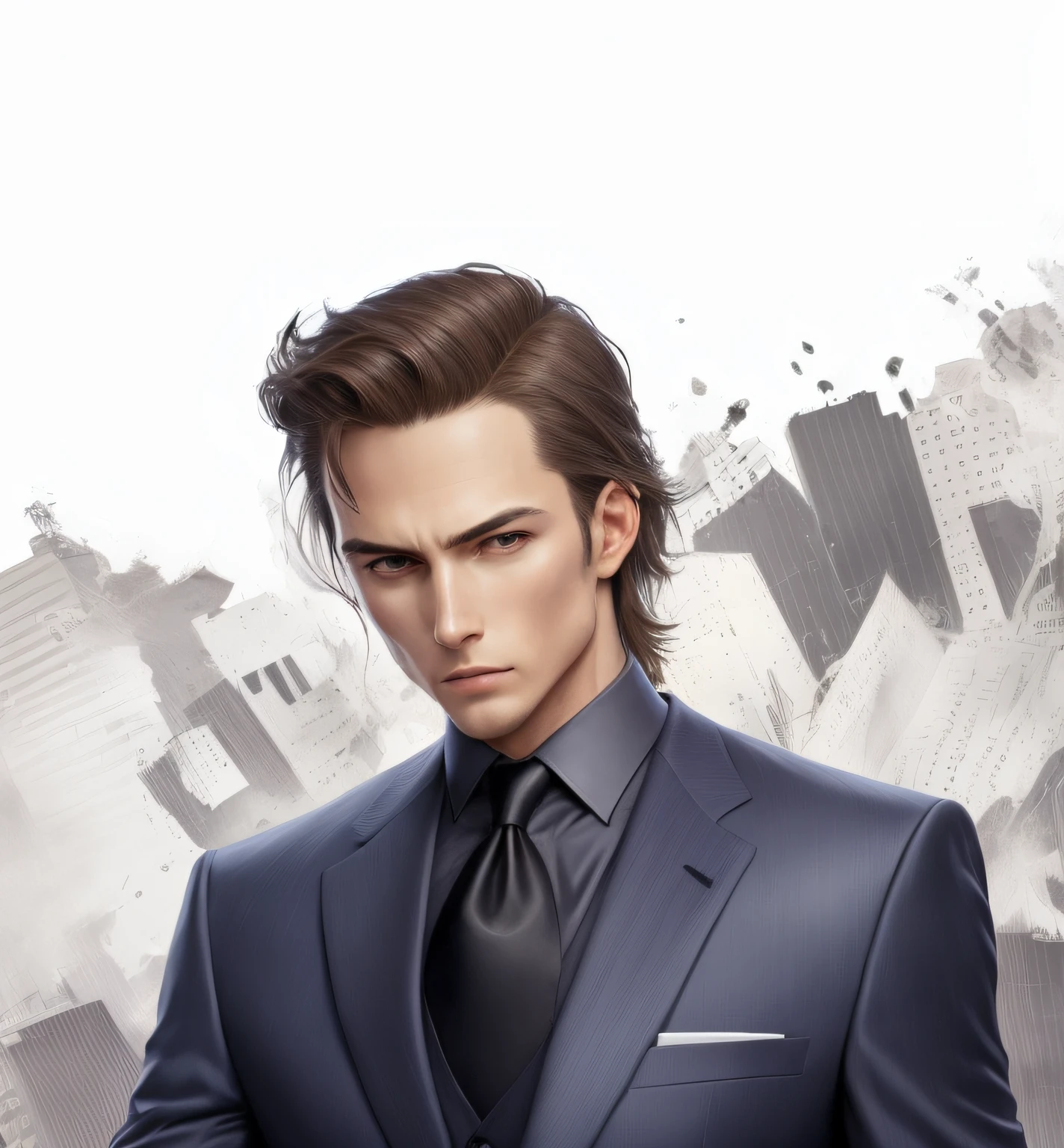 put on a suit