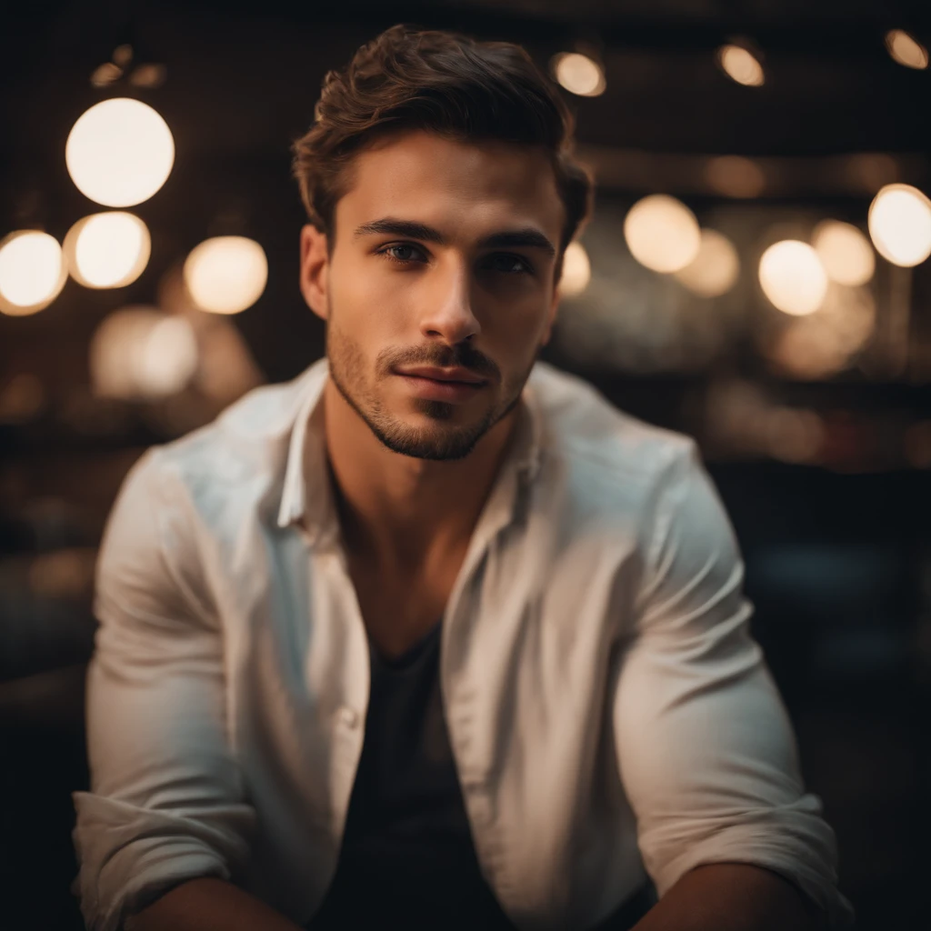 Portrait of a handsome young man
