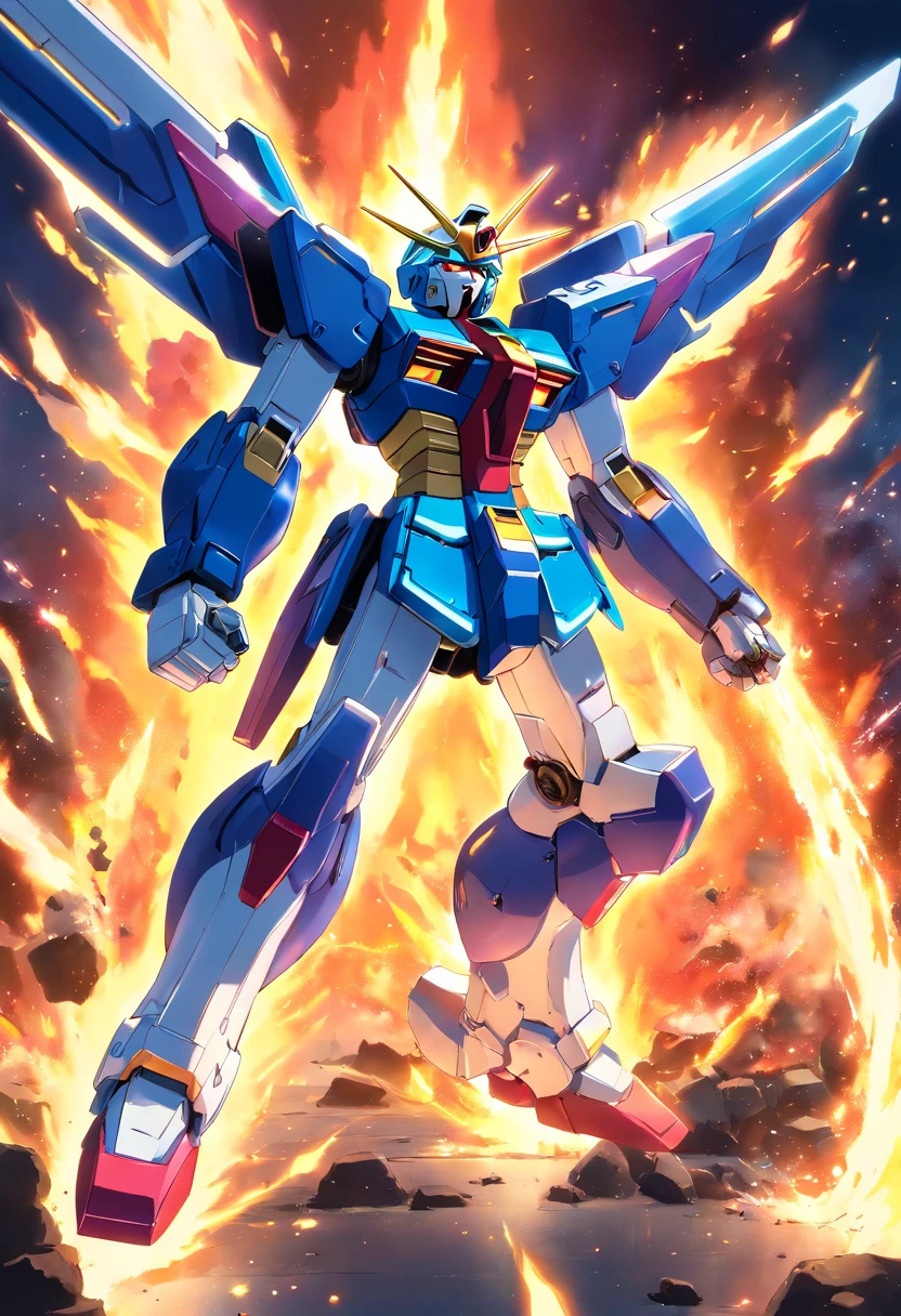 burning gundam shining, finger attack, finger blast
