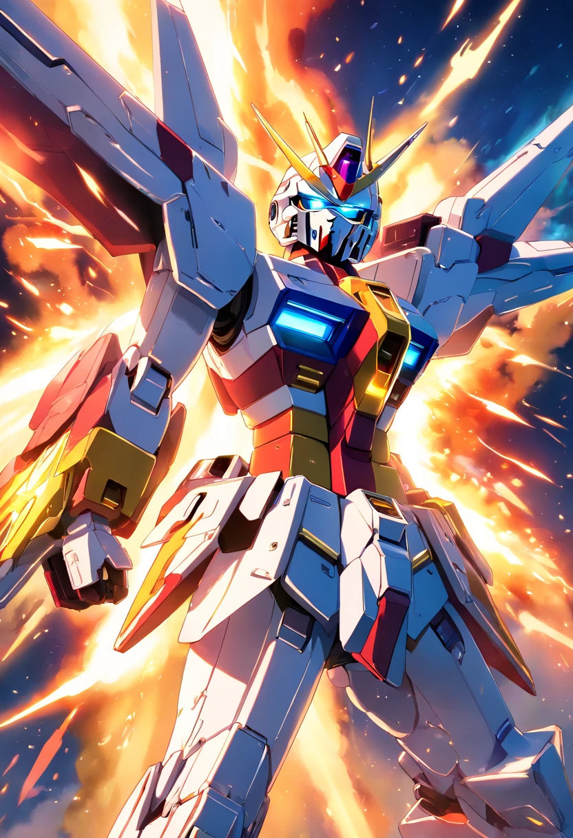 burning gundam shining, finger attack, finger blast