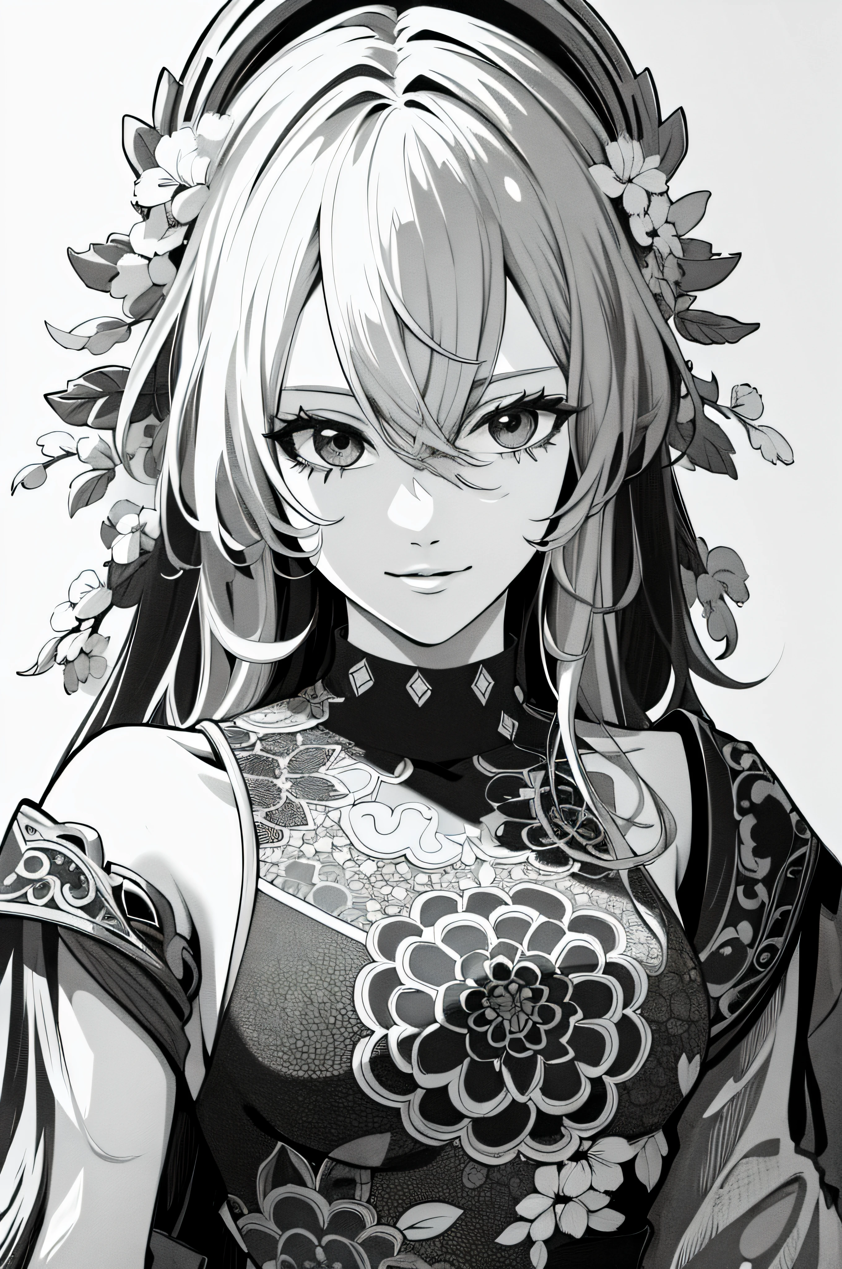 (Masterpiece, Best Quality, Highres:1.4), Detailed, Intricate Details, 4K,
color splashes, line art, art, fibonacci,