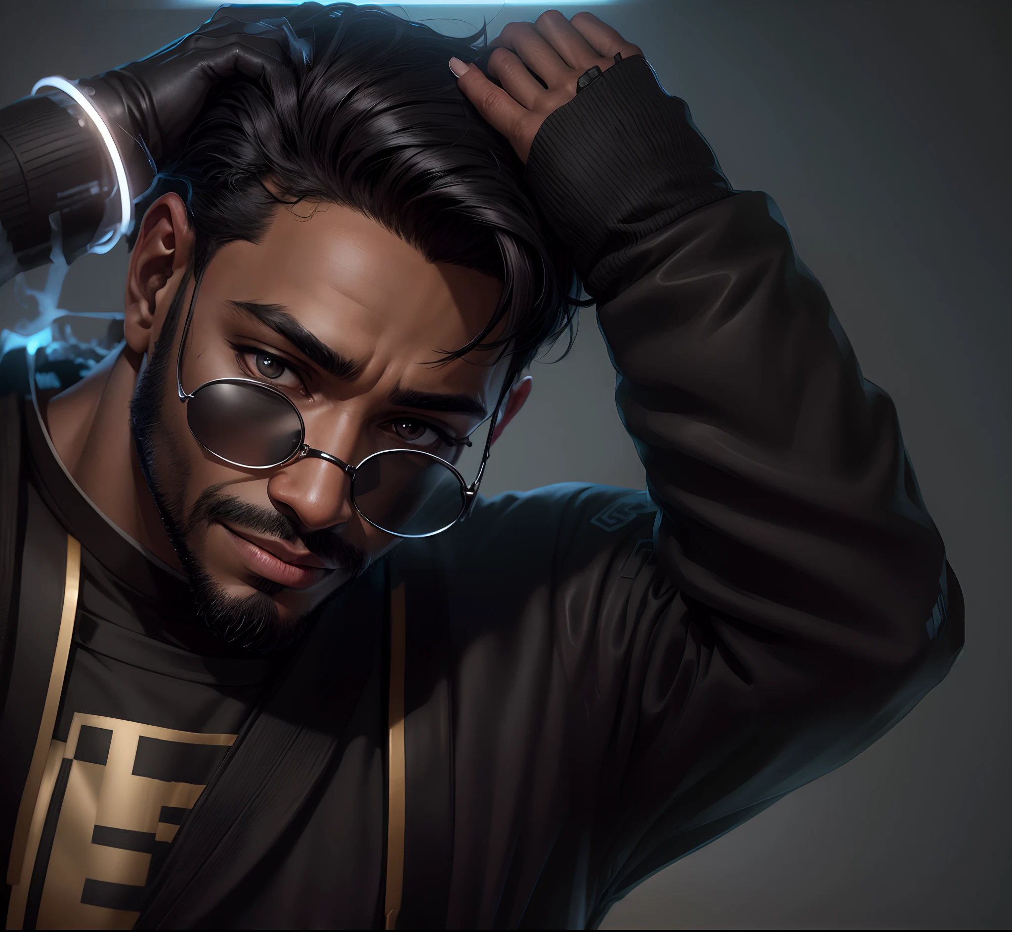 change background black handsome boy realistic face 4k ultra realistic
