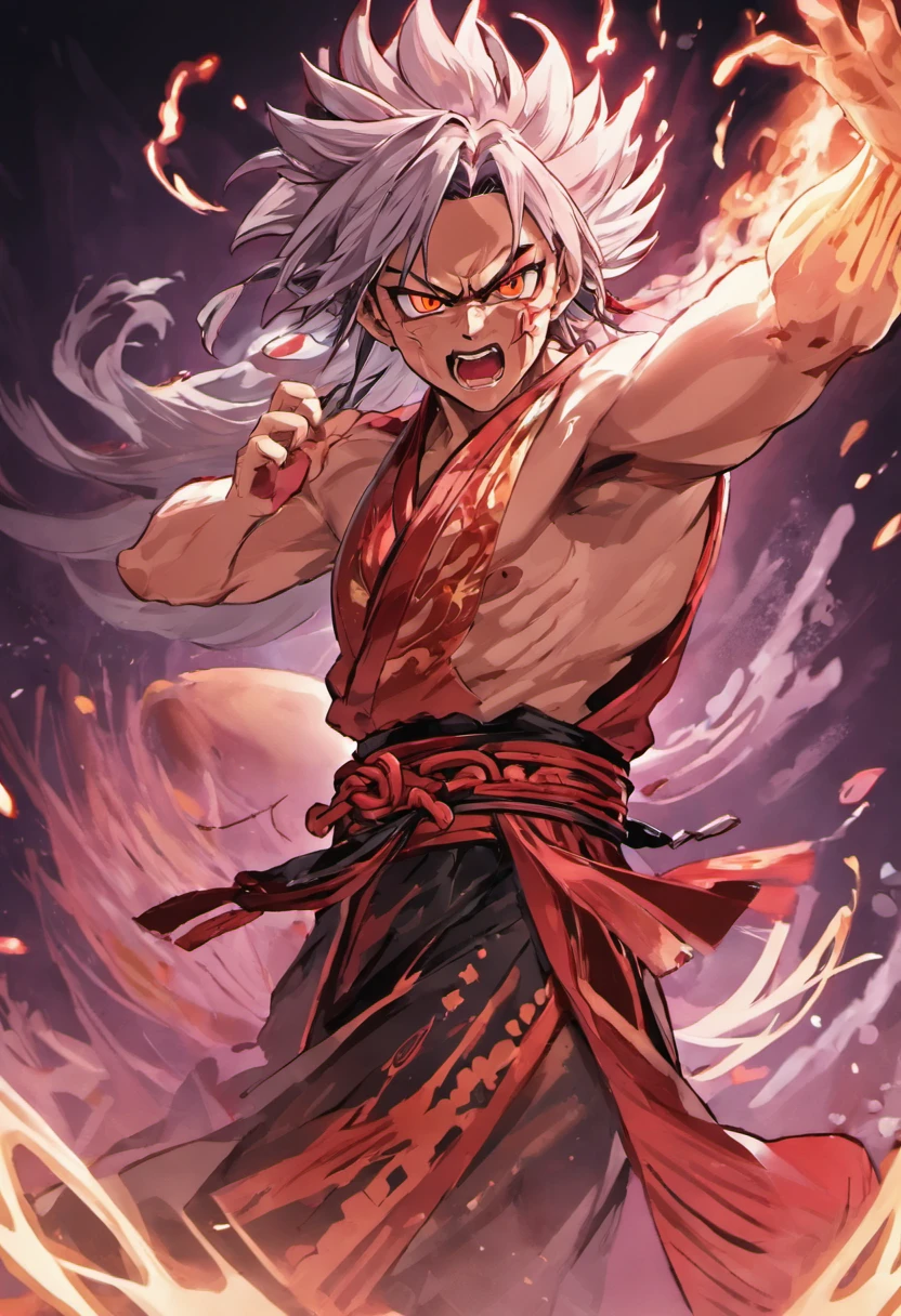 Fudo Myo,There is a gentle and beautiful face,Virtual Engine 5,Perfect detail,Octane rendering,Гипер HD,动态照明,art stations,poster for,voluminous lighting,Very detailed faces,4k wallpaper,Long flowing hair,surrounded by cloud,cherry blossom,fog atmosphere,dynamic viewing angle,电影灯光
