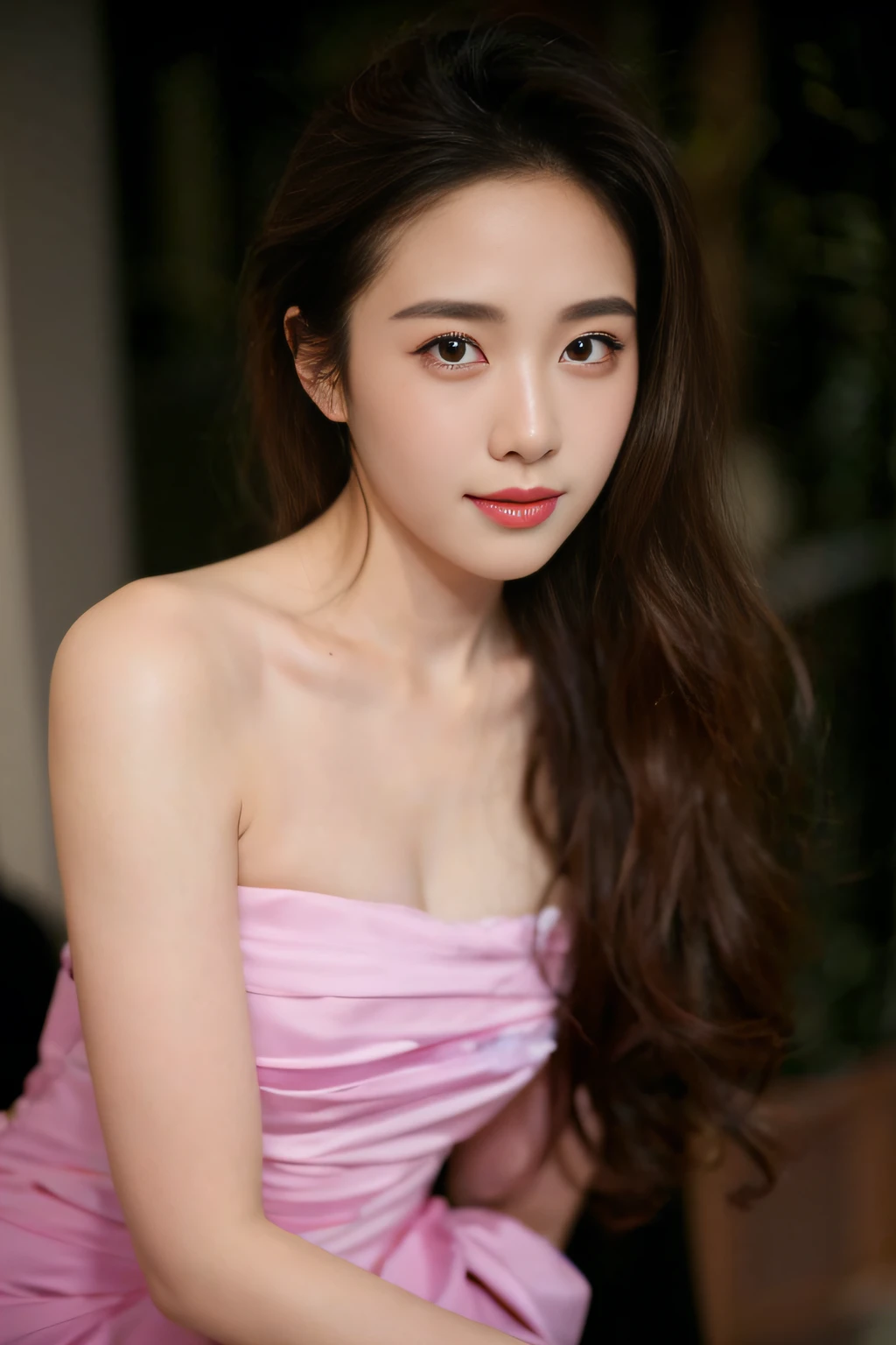 (8k, RAW photo, best quality, masterpiece:1.2), (realistic, photo-realistic:1.4), ultra-detailed, (Kpop idol),perfect detail , looking at viewer,make up, Jessica Marie Alba,
huge breast, cleavage, smile,
arafed asian woman in a pink dress posing for a picture, Beautiful young Korean woman, Gorgeous young Korean woman, beautiful Korean women, ruan jia beautiful!, gorgeous chinese models, young cute wan asian face, Beautiful Asian girl, xintong chen, Chinese girl, Korean girl, wenfei ye, Asian girl with long hair, shaxi, xision wu