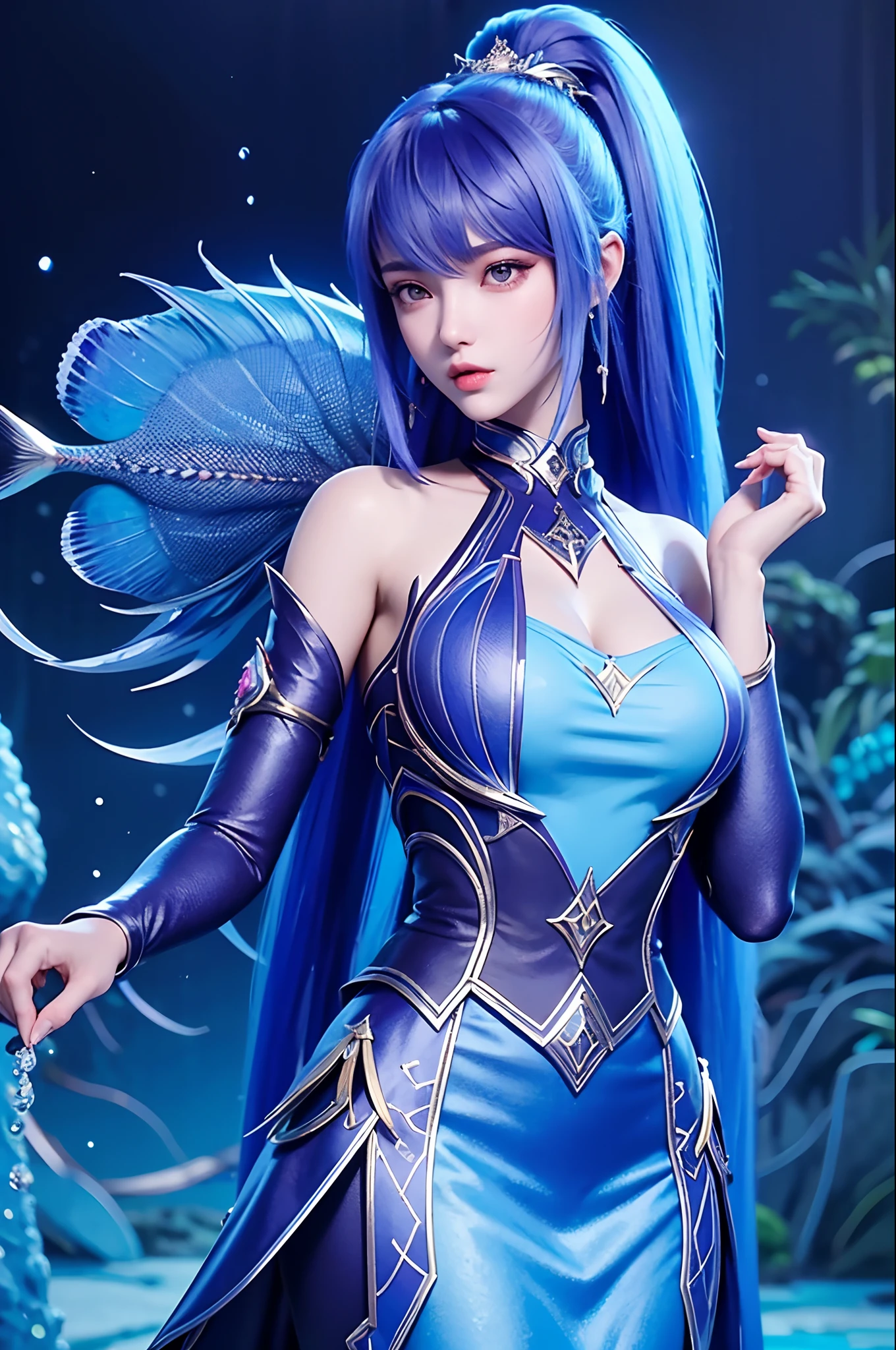 (masterpiece, best quality, extremely detailed 8k, ultra hd, ultra-detailed, highly detailed, highly realistic, ultra-realistic, photo realistic), (1girl:1.5), (detailed realistic skin), (realistic big breasts), (pink lipstick), slender abs,