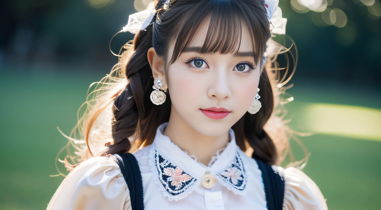(32K,very high res, high detailing, highly accurate, masutepiece、girl1,Lori:1.5),Raw photo & realistic atmosphere,beautiful dark blue eyes,Detailed mouth,Glossy lips,Detailed eyebrows,Eyes drawn in detail with soft white skin that shines with every detail、Very beautiful eyes with azure eyes,Detailed lips、Very beautiful face,Very well-formed face、Lifelike face,shiny beautiful lips,Beautiful eyebrows,Infinite reality,Best design,(Insanely cute Japan -yeld Loa fashion beautiful girl,Beautiful thighs,Ideal legs,Beautifully shaped breasts,Very cute beautiful girl,Little Gi),Best Natural Makeup,Japanese ido,Korean Idols,Moist eyes,Beautiful eyes that sparkle,Beautiful butt,beauty legs,,camel's foot,:1.2),超A high resolution、The face of a masterpiece with high detail,Natural and realistic face,Back lighting,Pure eyes are too cute,Reality Live Action,(Earrings that look good in Lolita fashion,hair adornments,Katyusha:1.5),Glossy nail art,Blonde medium permed hair:1.4),(Lolita fashion in black with high resolution and very beautiful embroidery,High Detail High Definition Beautiful Black Lolita Fashion,White tights and micro mini skirt,Lolita shoes,Show full-body fashion,Beautiful girl squirming with baby face:1.6),(blindfolds,Hide your eyes with lace,Lace Eye Mask,closing eye,Close your eyes completely:1.8)