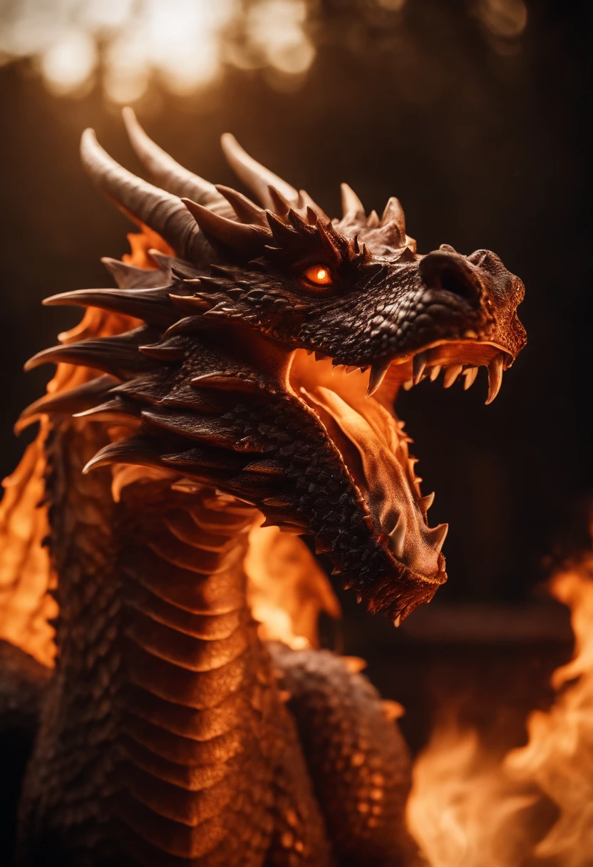 Epic Gold Laser Dragon Space Robot