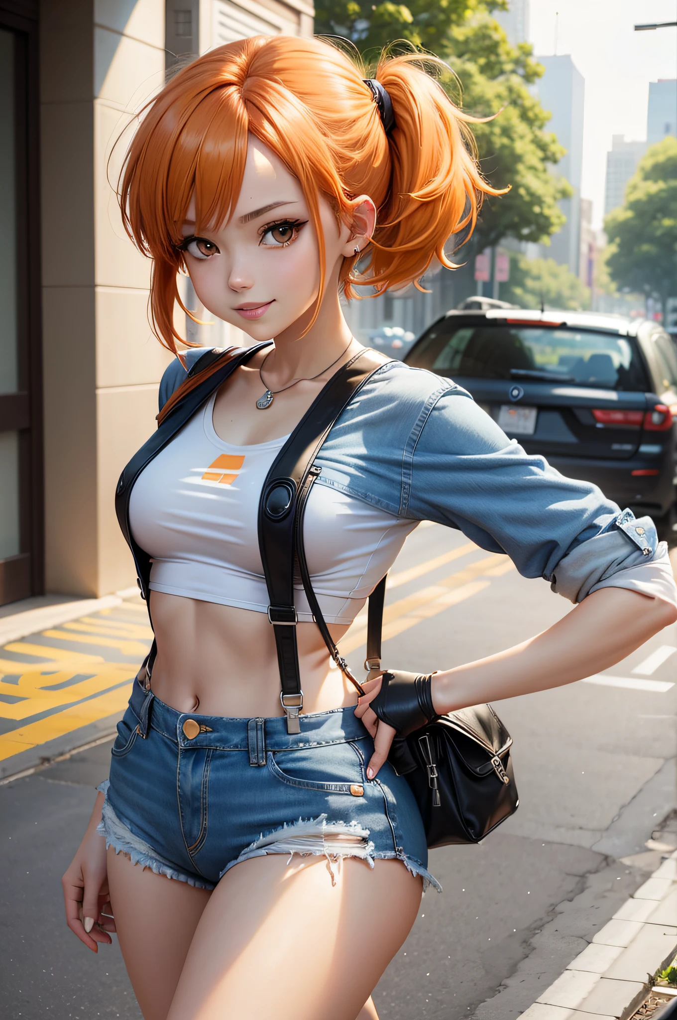 a happy smiling girl, extremely detailed, photorealistic, translucent clothes, transparent clothes, large buttocks, large breasts, extremely detailed fingers and hands, extremely detailed vagina, tight clothes, nipples