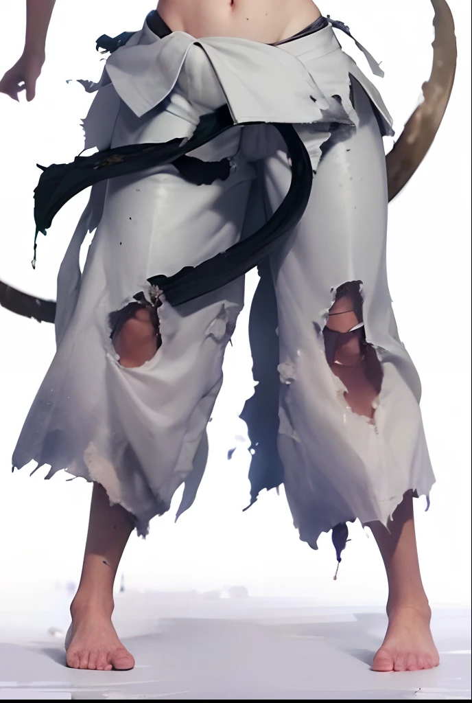 ((ultra realistic)), standing, ((ultra detail)), warrior girl, beautiful girl, ((upper body naked)), ((((bare food)))), ((oily skin)), ((smooth skin)), ((clean skin)), ((((torn karate pants))))