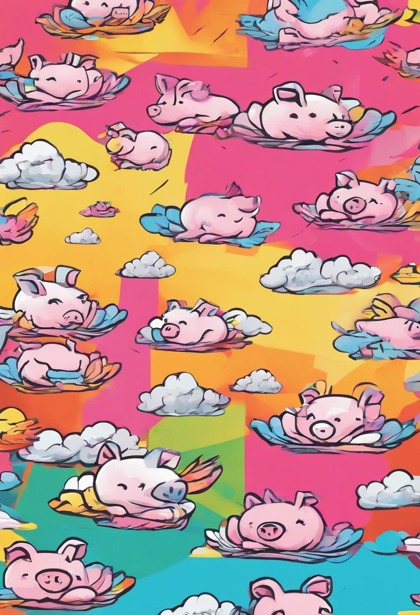 ((of the highest quality, 8K,RAW photo)), (Realistic, Photorealistic: 1.37), (Head focus: 1.1), flying pig, Wings, A pig flew into the sky,Flying pigs，Flying pigs、Clouds、Pigs with wings、Pigs with wings、Master composition, Masterpiece, Super, High quality, Award-Awarded, Best quality, A high resolution, 8K。