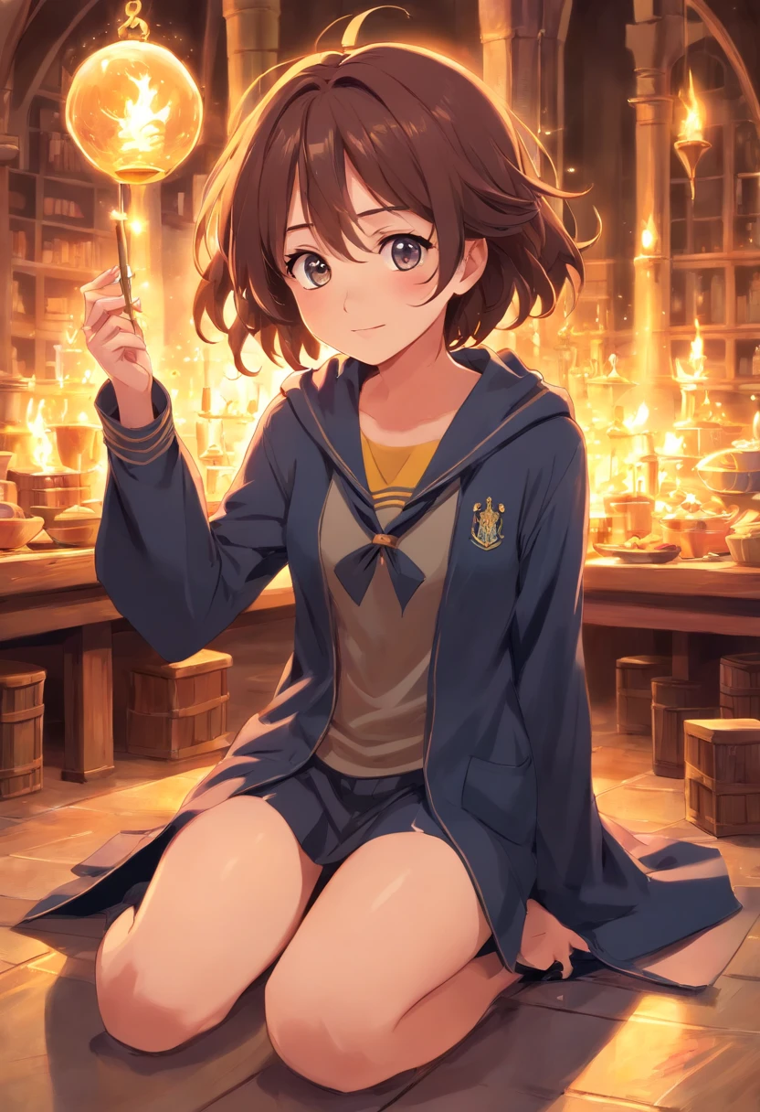 Harry Potter　magia　cana　年轻　Naughty Poses　cute little　tits out　friendly
