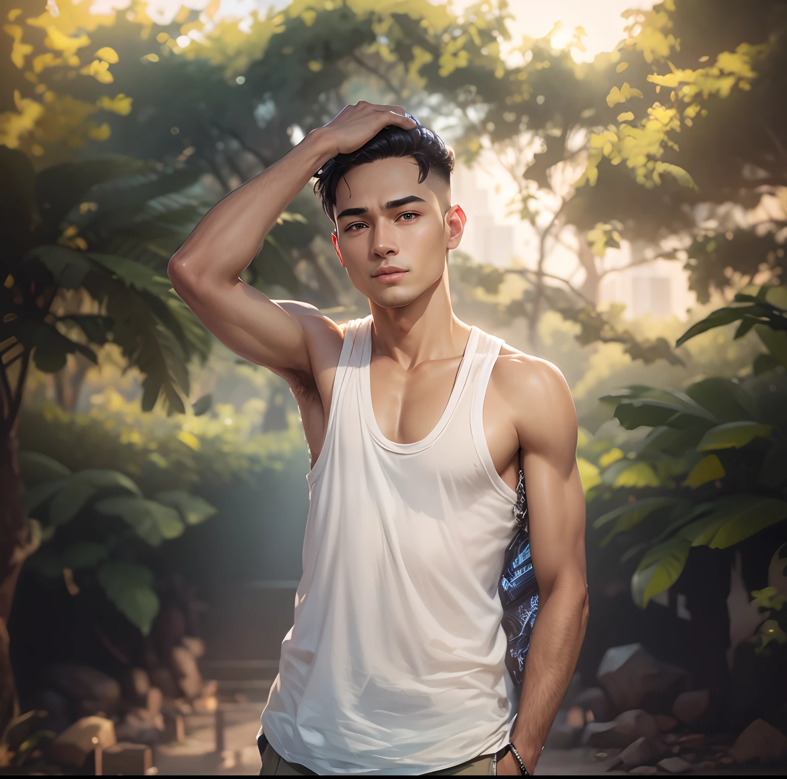 Handsome body ultra realistic, -v4