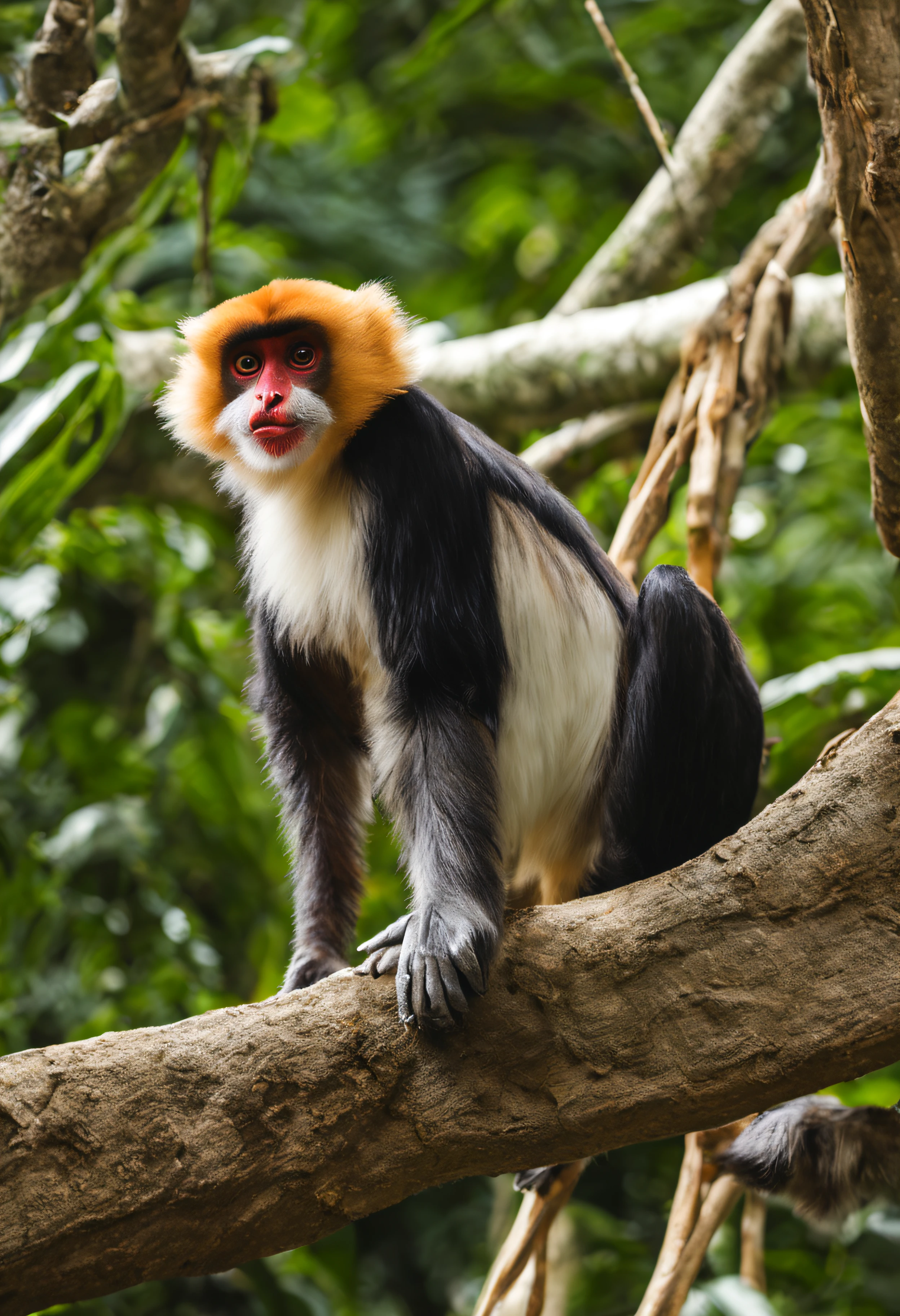 Red-shanked douc