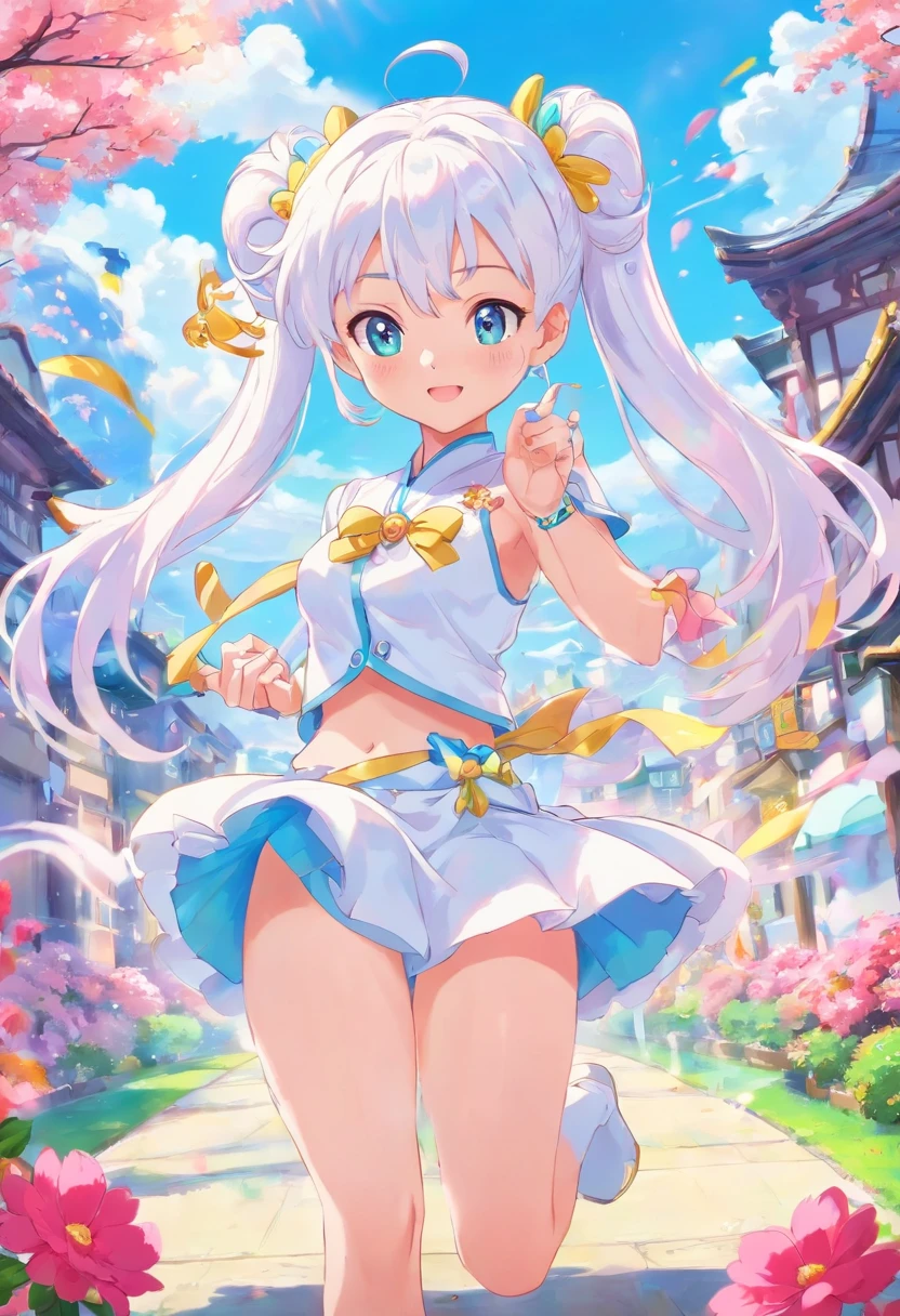 Precure white colors Splash outside Upstyle martial art crybaby 年轻 Naughty Poses cute little tits out friendly