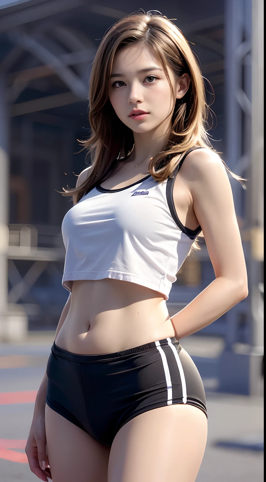 Masterpiece,hermione, nipples,shy face,shy smile,legs open pose,sexy pose,confident pose,hopeful, see throw camel toe, trying protect her breast,(Emma Watson as Hermione Granger), , wearing thin leggings, white T-shirt, ultra detailed, ultra realistic, full body shot, 20 years old body, normal breasts, a bit wide hip,showing pink nipples,very detailed confidence face,Hogwarts secrete room on background,volumed (cinematic lighting, bokeh), dramatic, award-winning photography, staring with smile