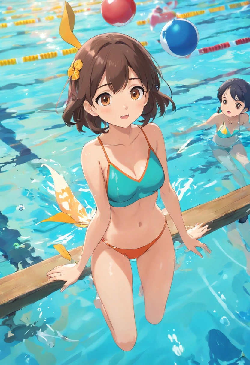 Swimming Club uniformss 年轻 Naughty Poses cute little tits out friendly
