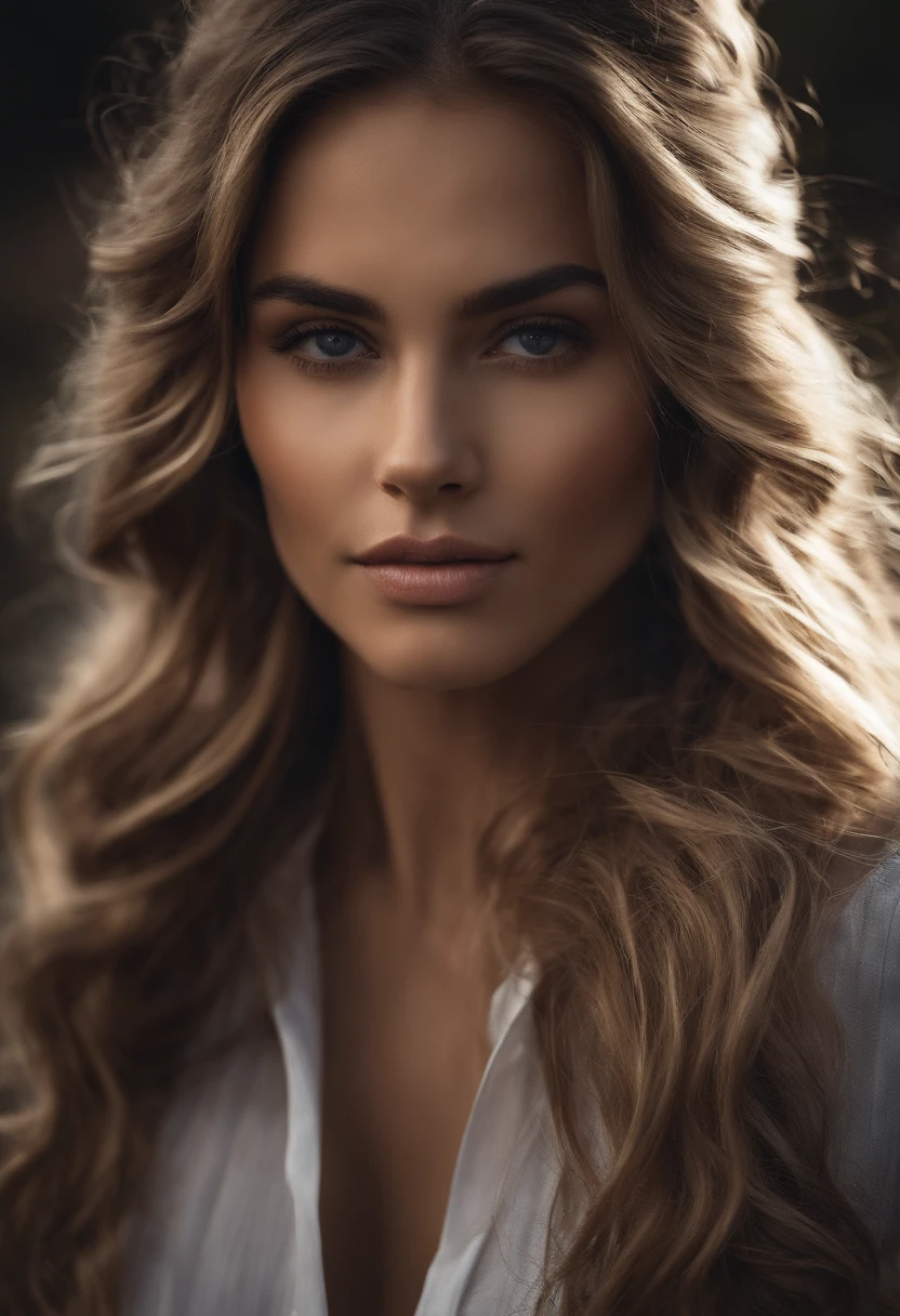 master part, Moda Soberba, (traje de moda), (illustration), (2 pessoas), Bonito Casal Jovem, (Estilo do moinho russo), moda, cabelos prateados, (cabelos longos), (messy hair), (pele branca), (Olheiras), Handsome, Dance moves, trend, cinza escuro,, fechar para cima, (Grande fundo), (Chiaroscuro)), Detalhes finos do rosto, detalhes faciais, Cinematic lighting, (profundidade de campo), UHD, (parte superior do corpo), fundo preto