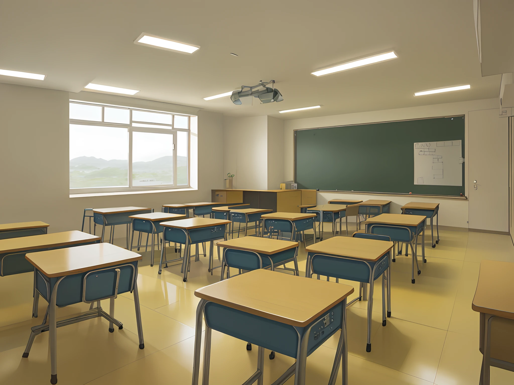 Generate a luxury primary school with acording to kids