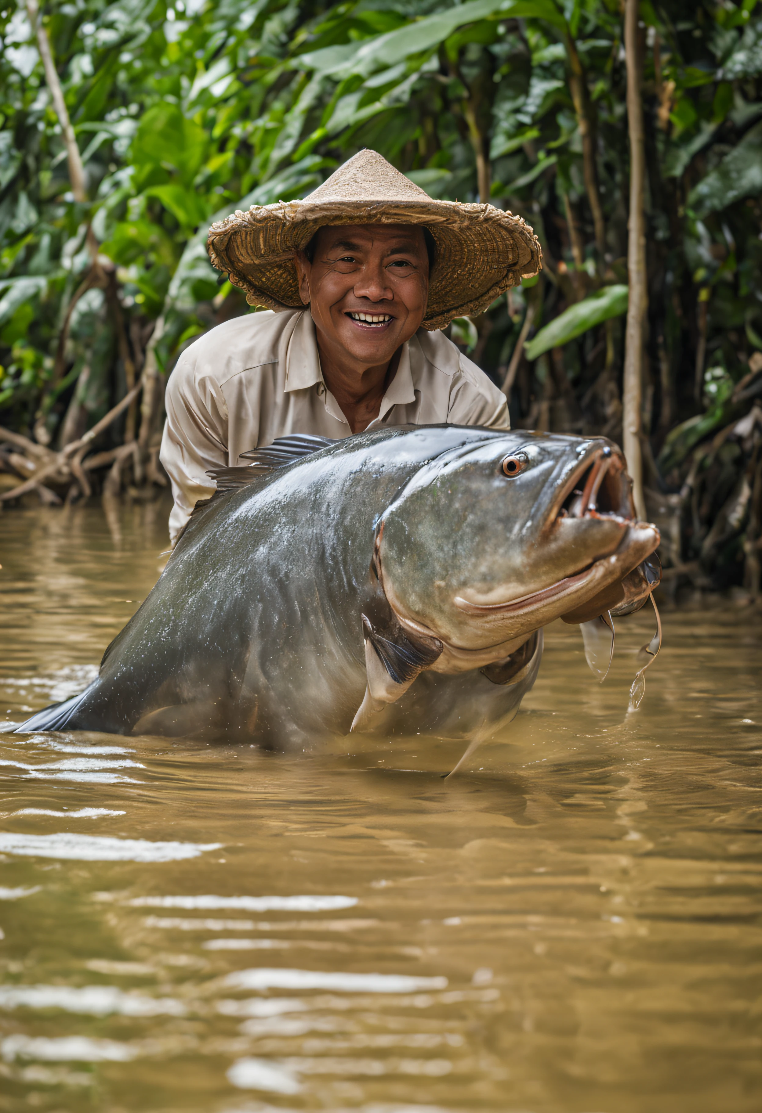Mekong giant catfish
