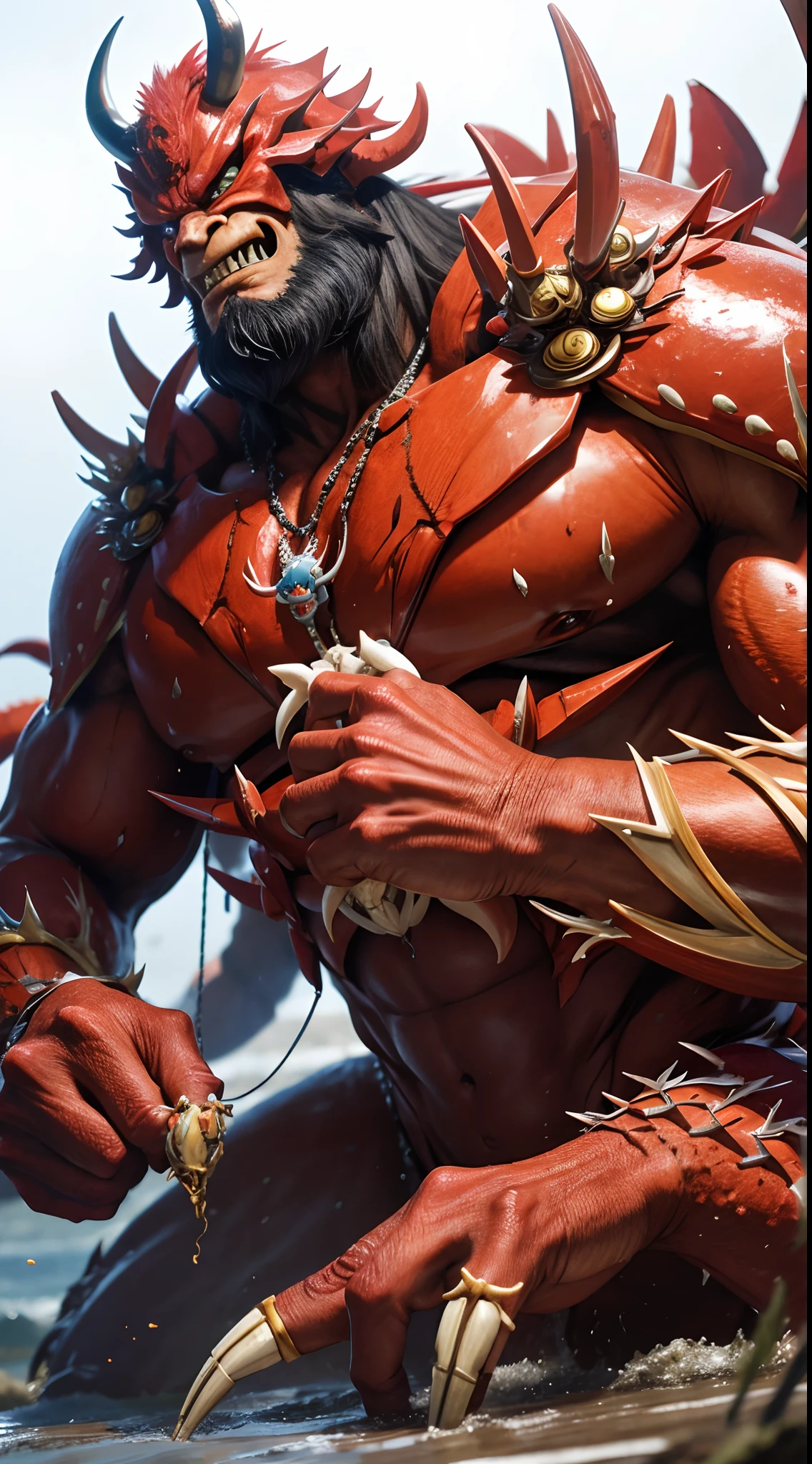 He is a beastman of the Hanasaki Crab、