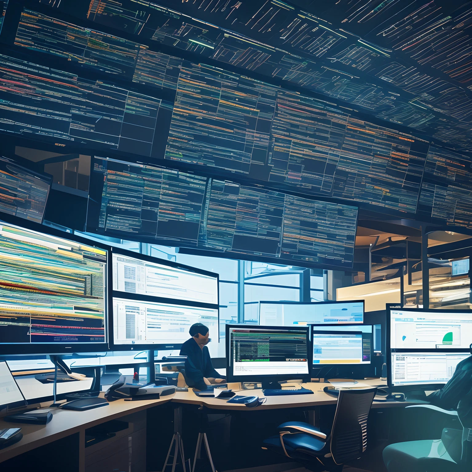 (best quality,4k,highres,masterpiece:1.2),ultra-detailed,realistic:1.37,professional,software engineer team,exploring dashboard,metrics,gauges,explorer garment,technology-driven,innovative workspace,modern office,inspiring environment,spread across multiple screens,active collaboration,elegant design,streamlined interface,advanced data analysis,user-friendly,seamless integration,efficient workflow,colorful data visualizations,vibrant charts and graphs,interactive elements,live updates and notifications,precise coding,debugging tools,smooth performance,efficient algorithm implementation,meticulous attention to detail,creative problem-solving,sophisticated coding languages,state-of-the-art development platform,well-coordinated teamwork,brainstorming sessions,endless lines of code,keyboard clicks and mouse movements,late-night coding marathons,intellectual discussions,collaborative coding,positive and energetic atmosphere,constant pursuit of innovation,elimination of bugs and errors,constant learning and growth,goal-oriented mindset,commitment to excellence,celebration of successful milestones,achievement of software engineering perfection,ultimate satisfaction in realizing projects,contribution to technological advancements.