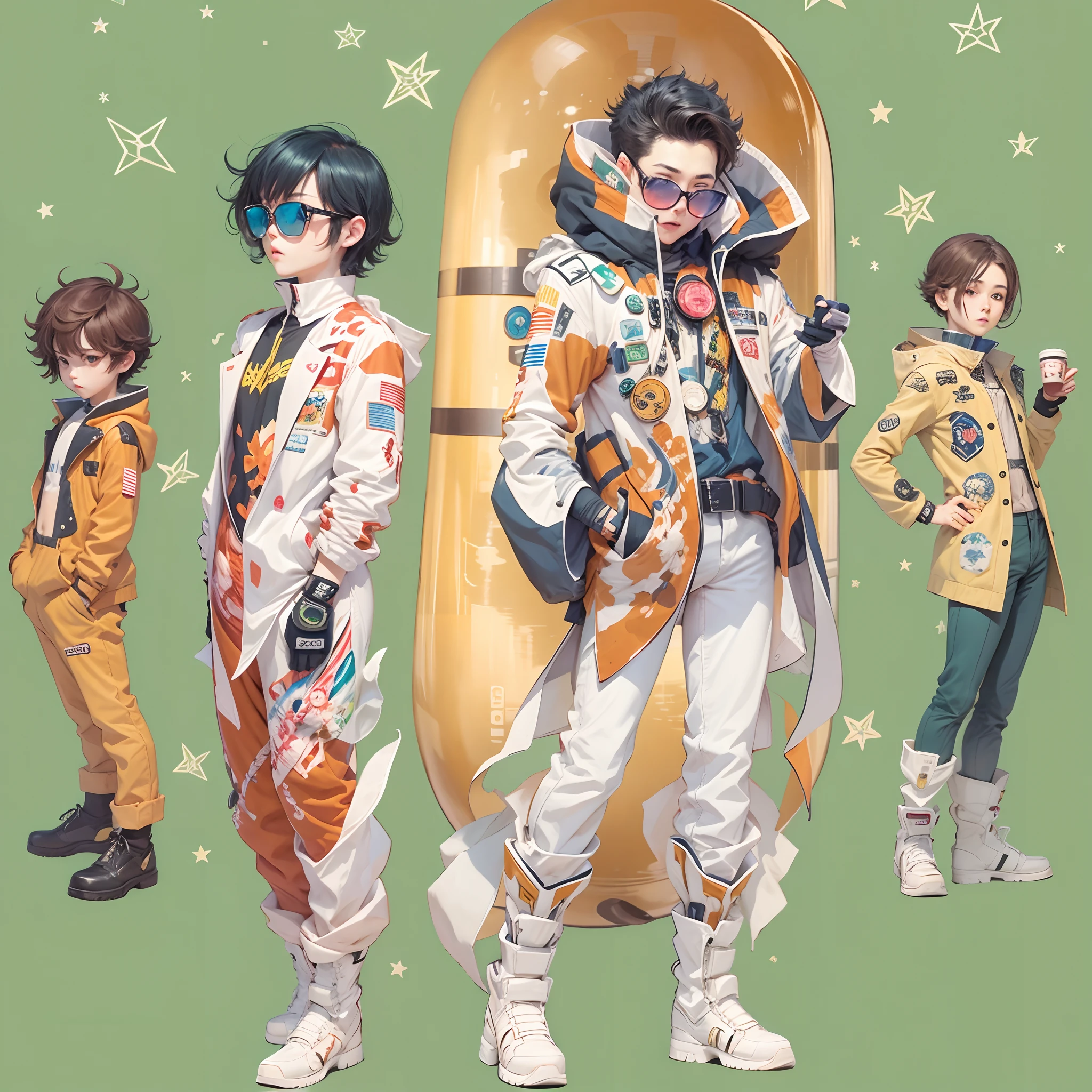Full body、Rocketman、Anime Characters、Full body style、