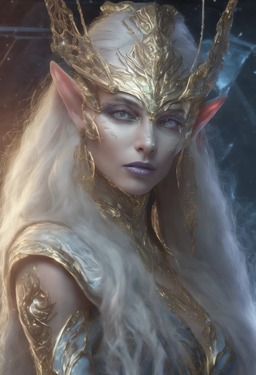 Close-up of a man with a white face and golden hair, elven character with smirk, Portrait of a very beautiful elf woman, portrait of an elf queen, Portrait of a slender elven man, Beautiful and elegant elf, Portrait of a humanoid woman, Silver-skinned male elf, a portrait of a male elf, Side portrait of the elven royal family