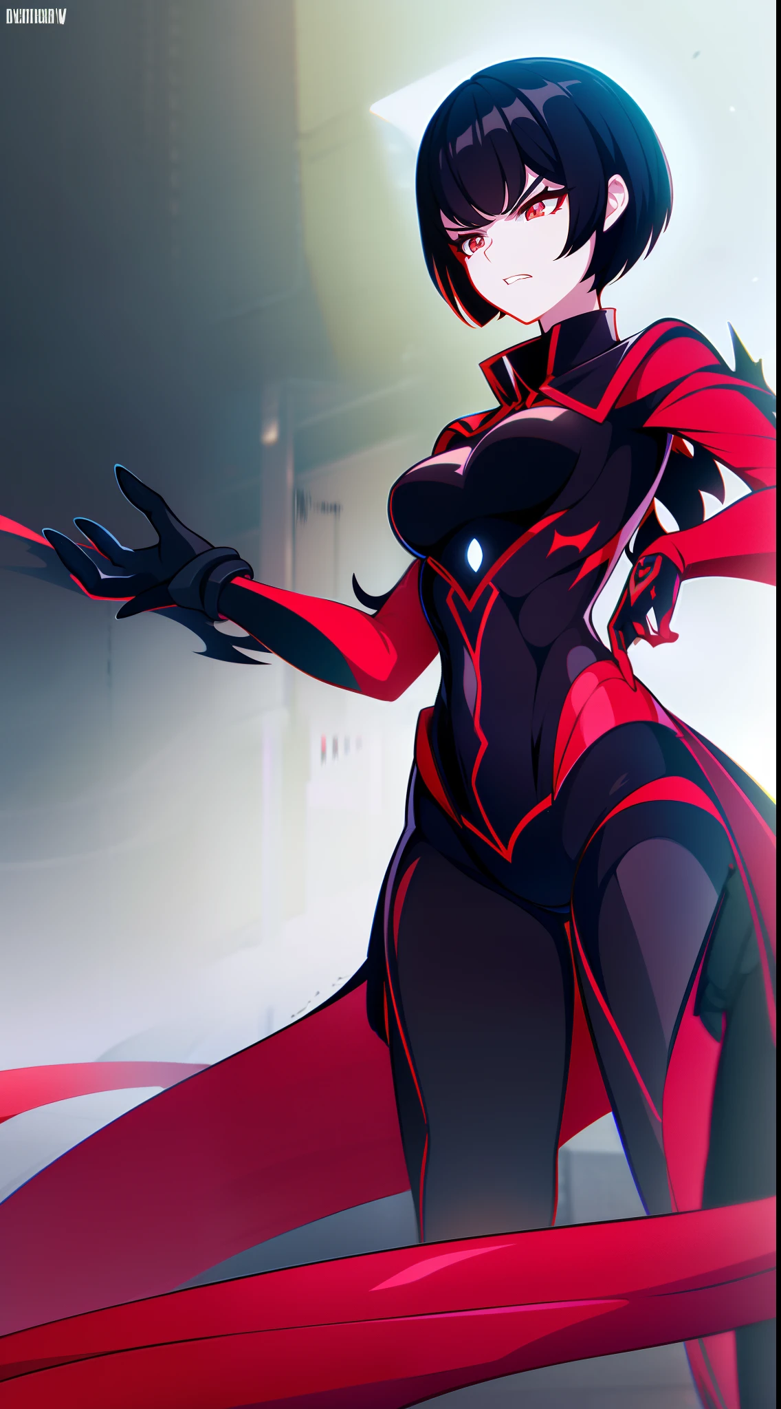 Darth Talon, Star Wars, full body, Twi'lek woman, red skin, sith, big breasts, big ass, full body, black high heel boots, head tails, black markings all over body, no hair