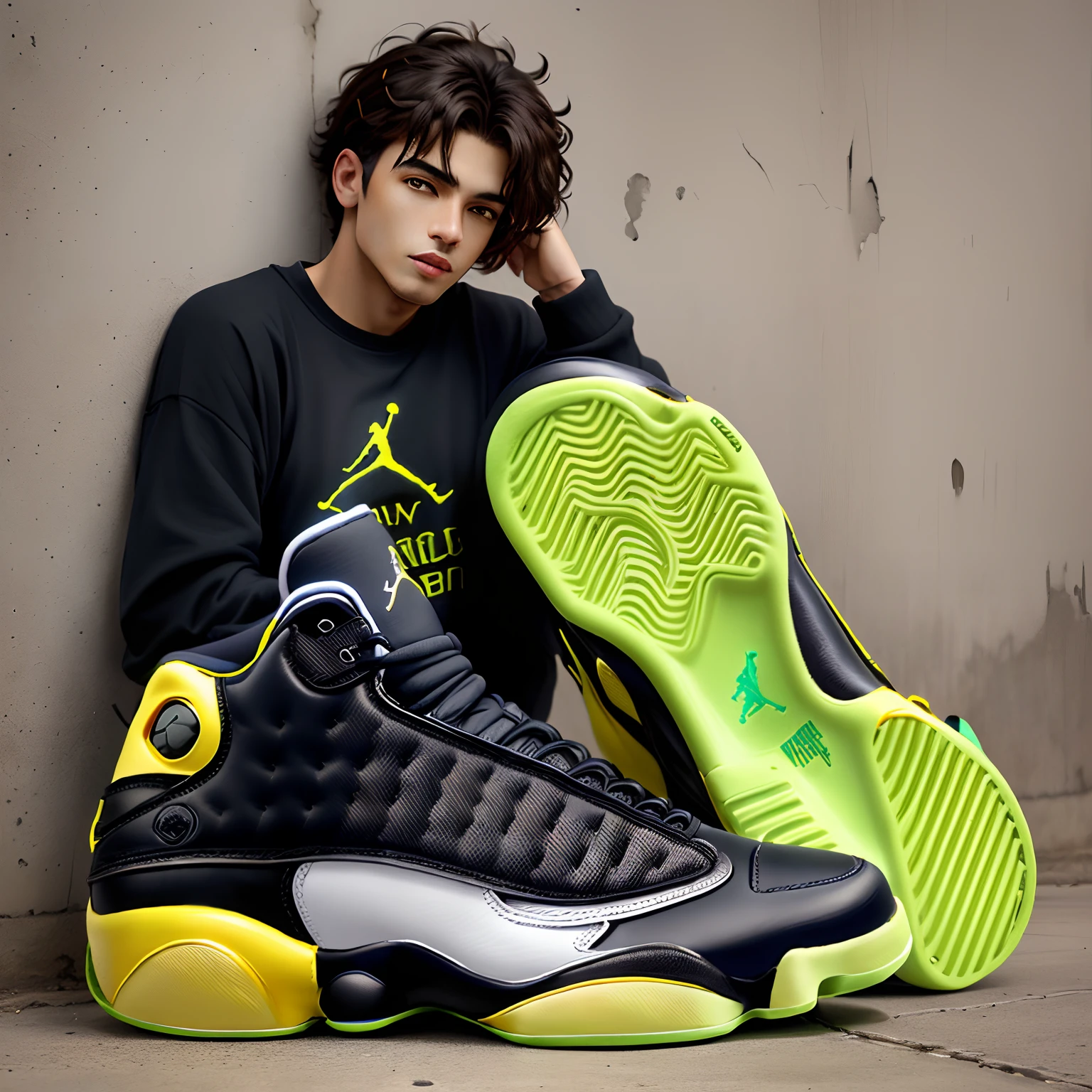 Lion printed Air Jordan 13