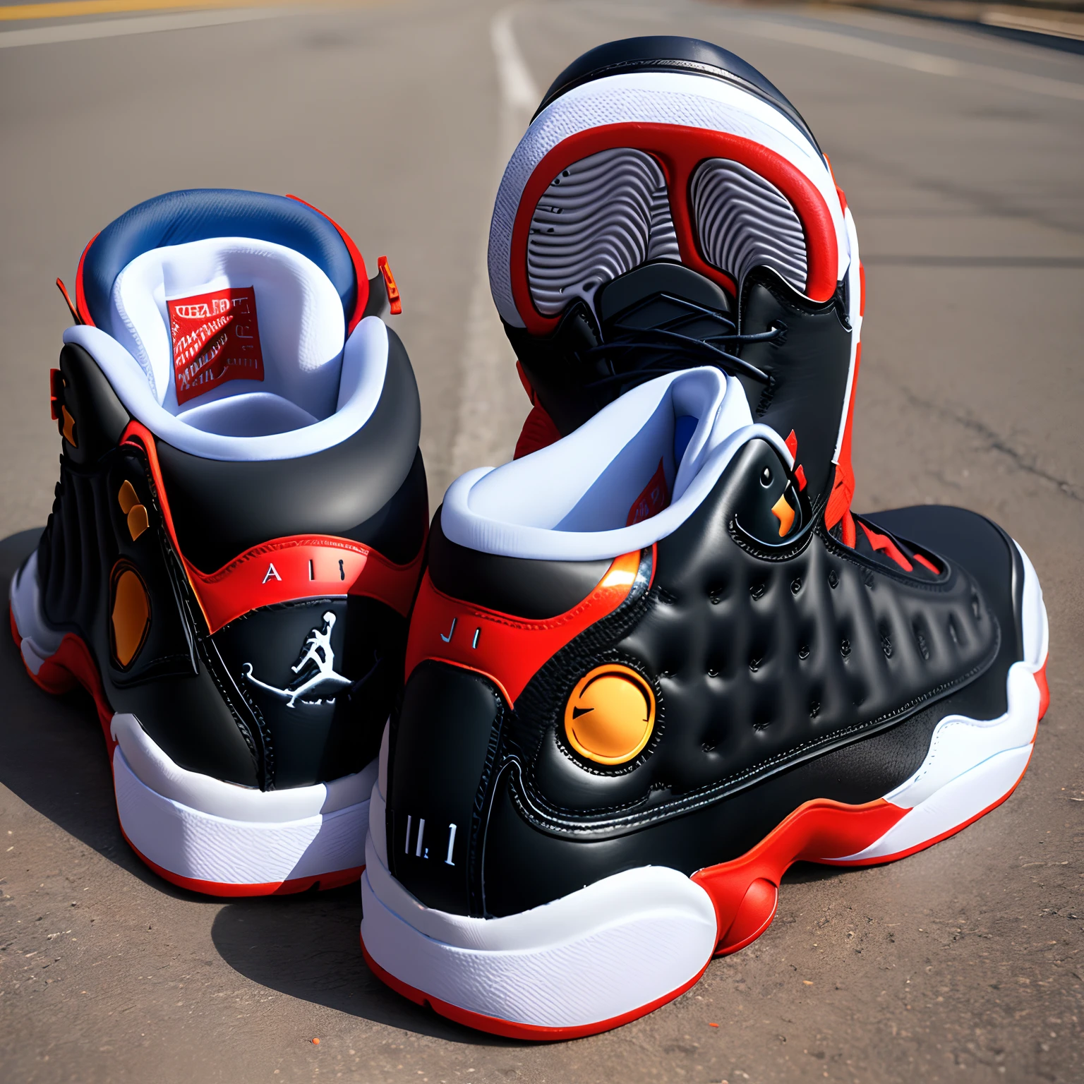 Lion printed Air Jordan 13