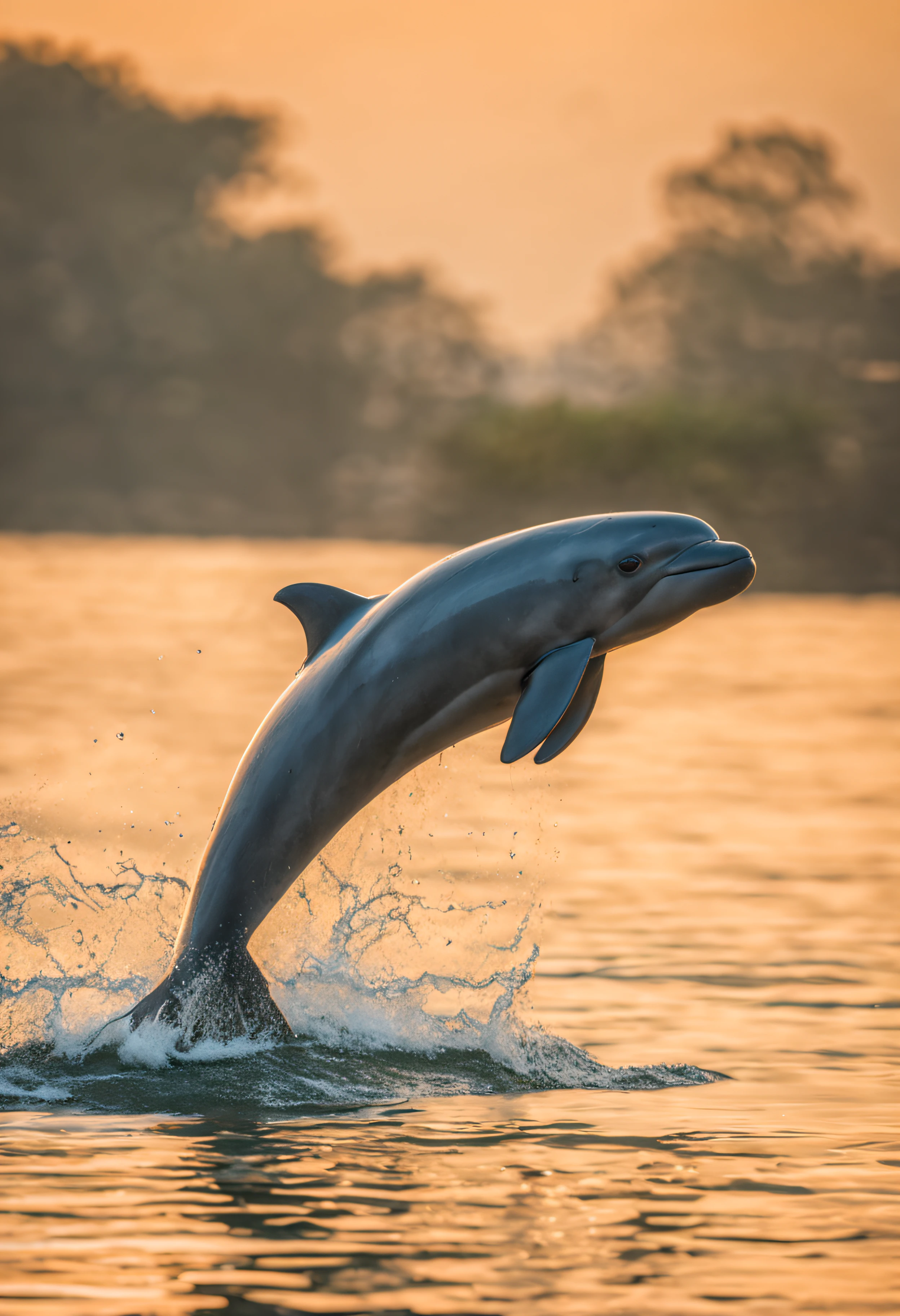 The Irrawaddy dolphin (Orcaella brevirostris)