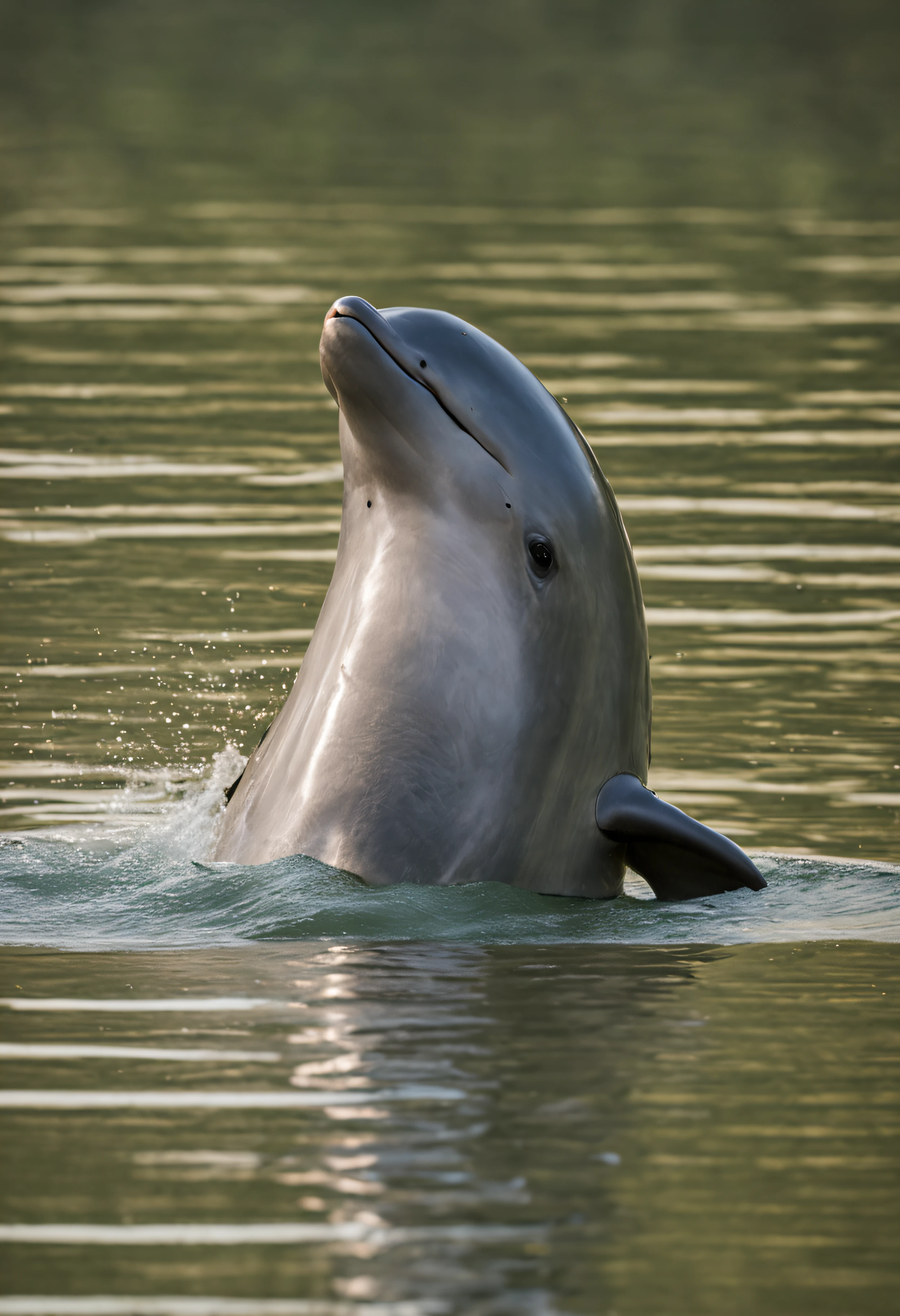 The Irrawaddy dolphin (Orcaella brevirostris)