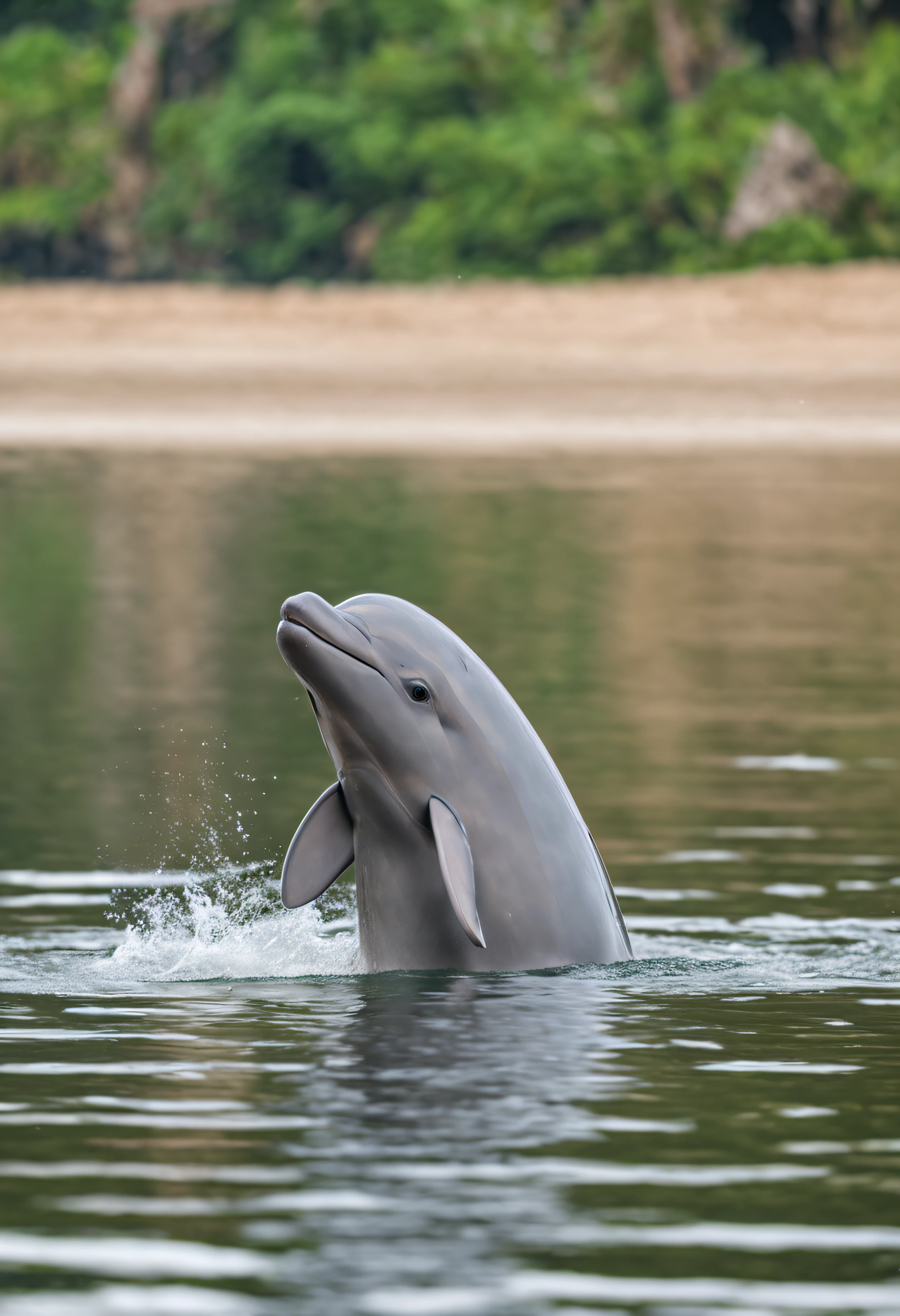 The Irrawaddy dolphin (Orcaella brevirostris)