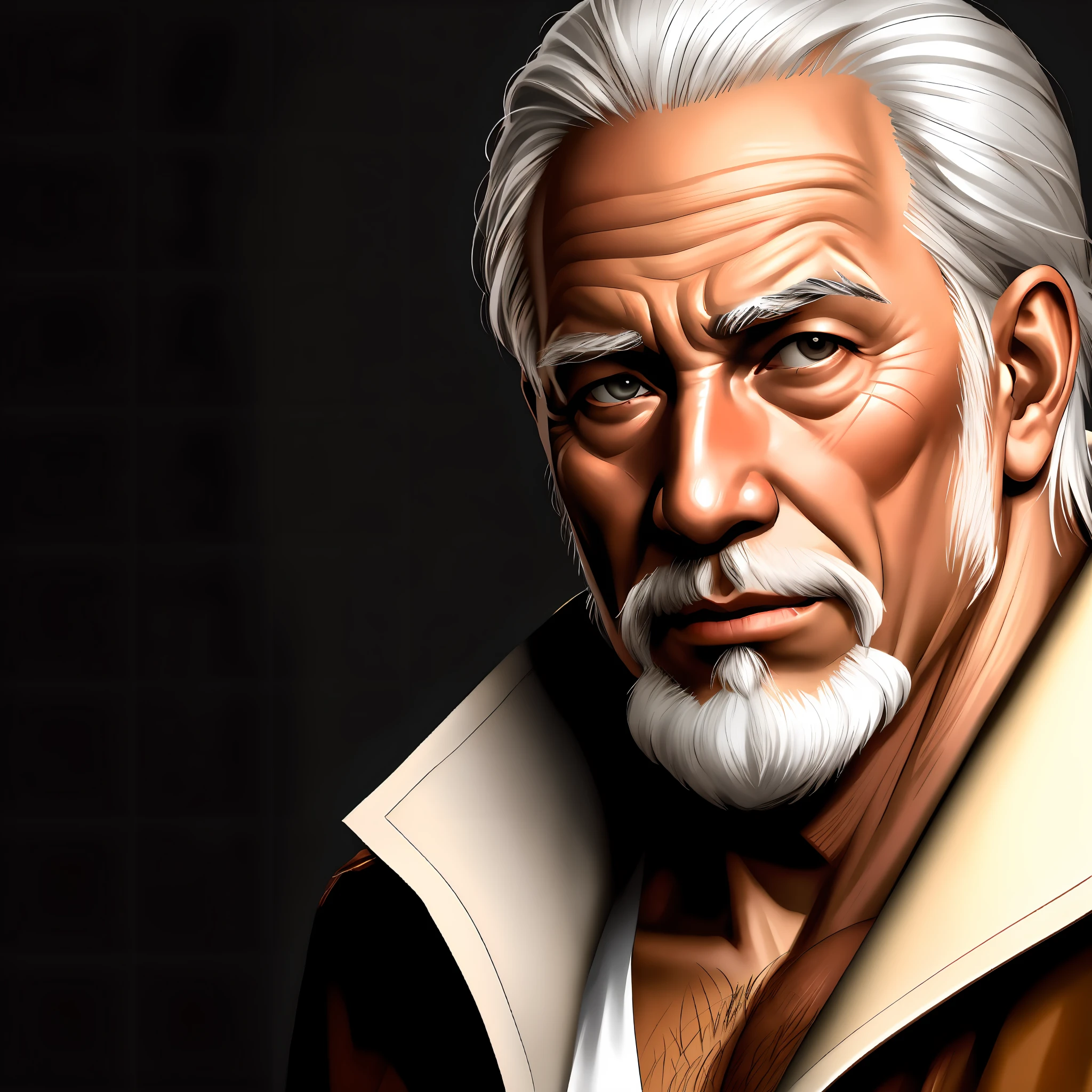 wise man with white beard