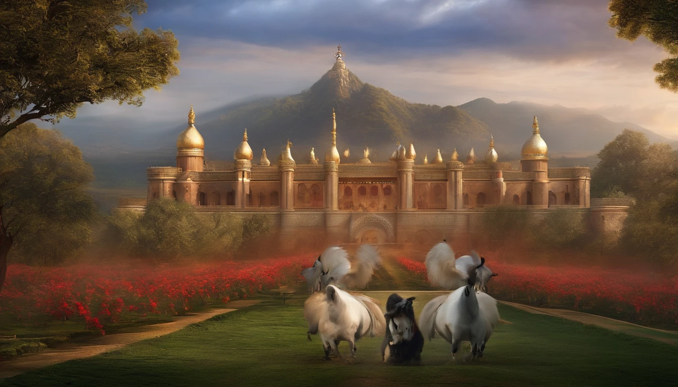 attendants were astounded. They hurriedly summoned the king