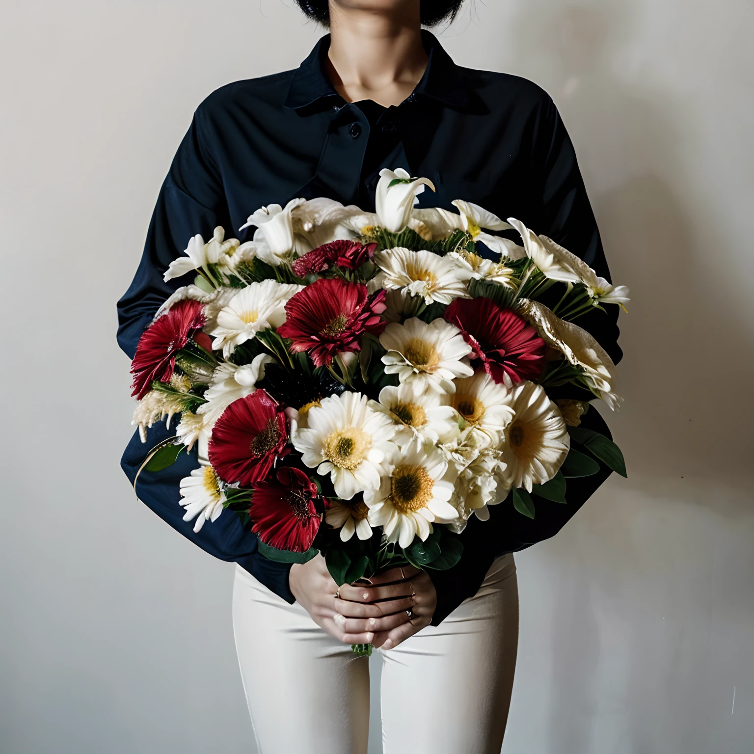 Bouquet of flowers large without background, foto realista, Aesthetic Tapes, Cinematic