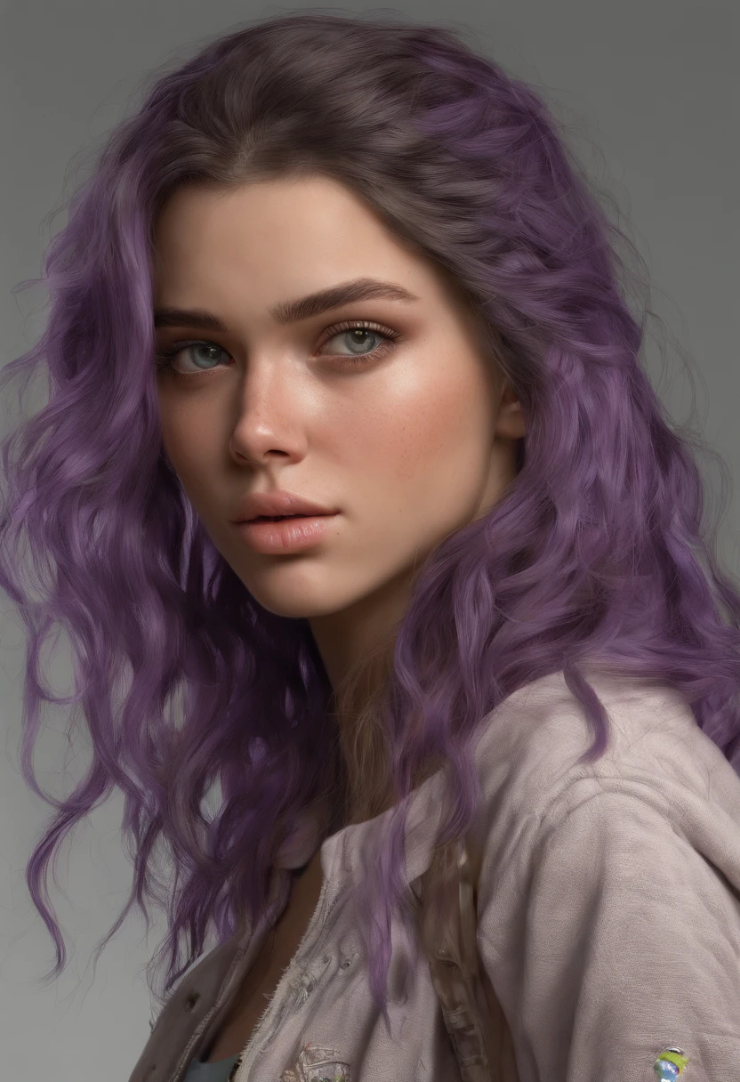 fille sexy aux yeux bruns, ultra realist, Meticulously detailed, Portrait Sophie Mudd, cheveux bruns et grands yeux, Selfie d'une jeune femme, Violet Myers, sans maquillage, maquillage naturel, looking straight at camera, Maquillage subtil, Medium to large bust