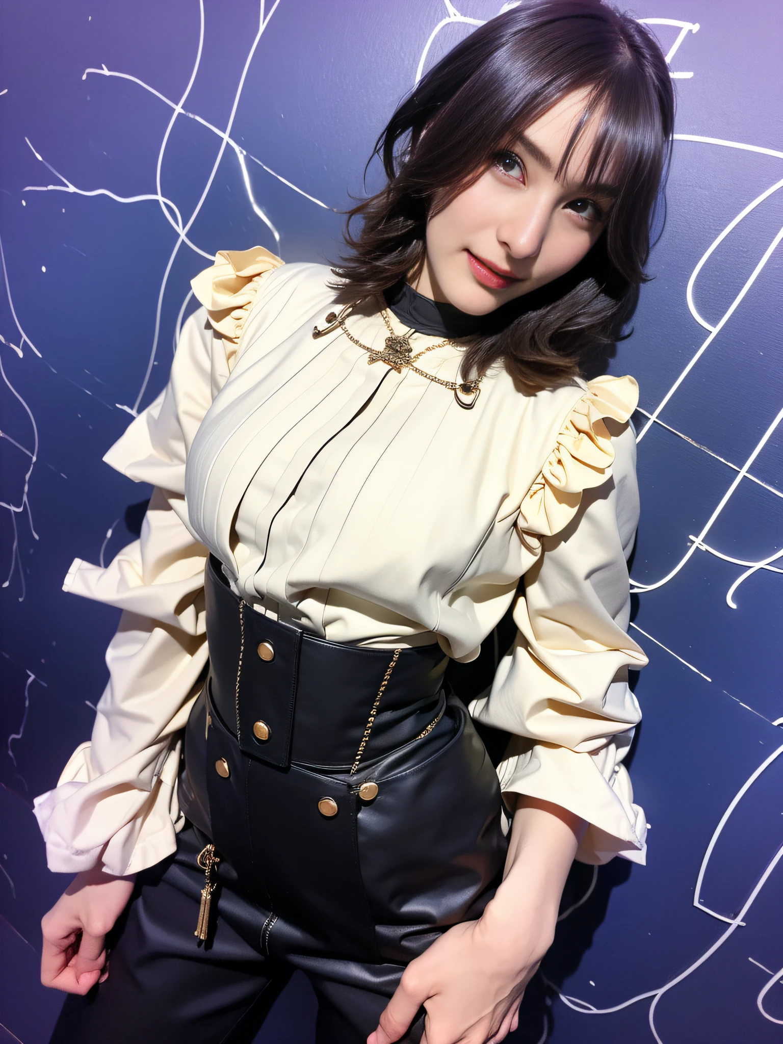(open your legs)、Super detailed 8K CG、BDSM、huge breasts、perfect female body、Ball gag、sitting、bound wrists、bondage suit、(torture chair)、basement、(fixed restraint)、(plus size model)、ecstatic expression、sharp focus、Highly detailed face and skin texture